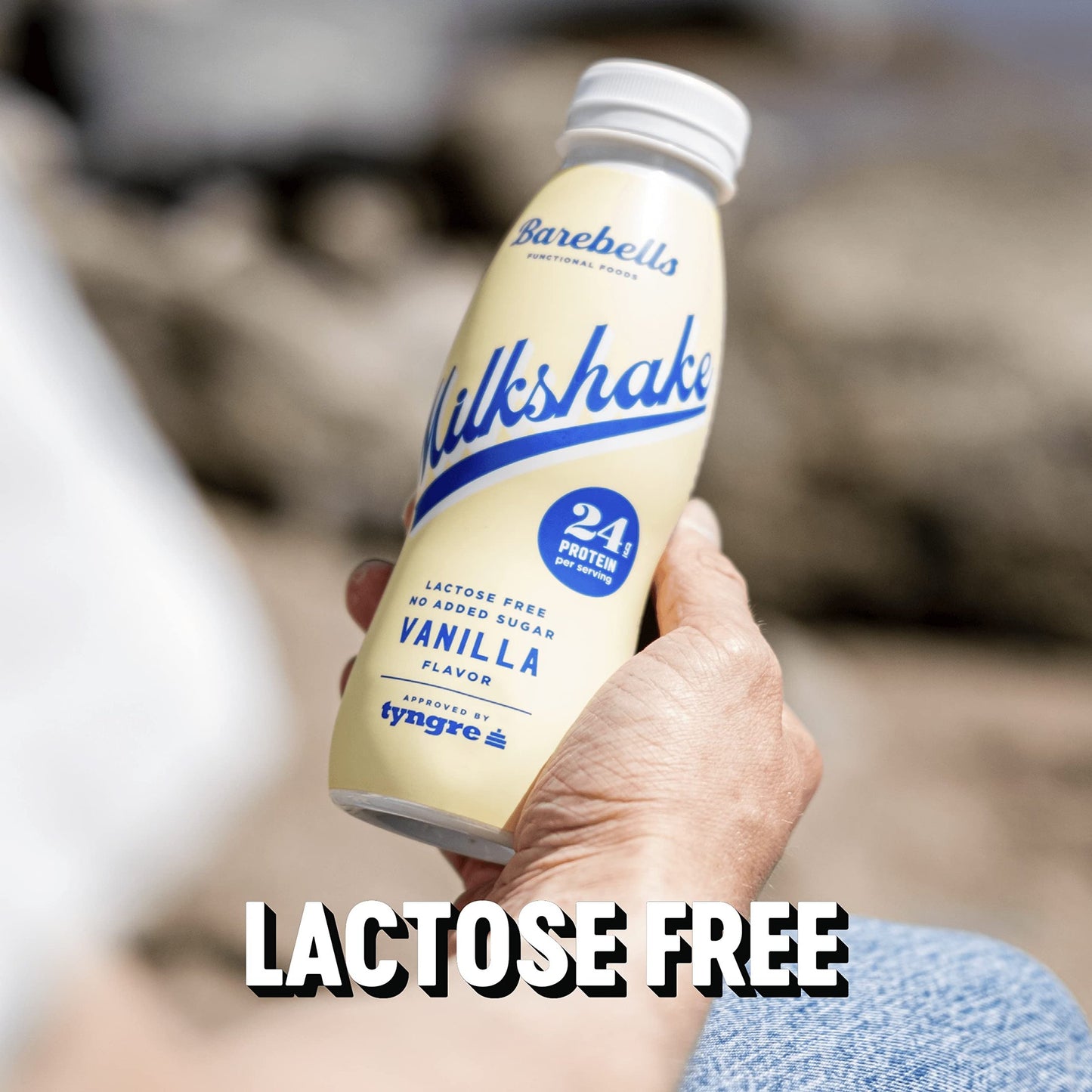 Barebells Milkshake - Batido Proteinas - 24g Proteina x Batido - Sin Lactosa - Sin Gluten - Sin Azúcares Añadidos - Vainilla - Pack 8 Batidos x 330ml - Medaid International