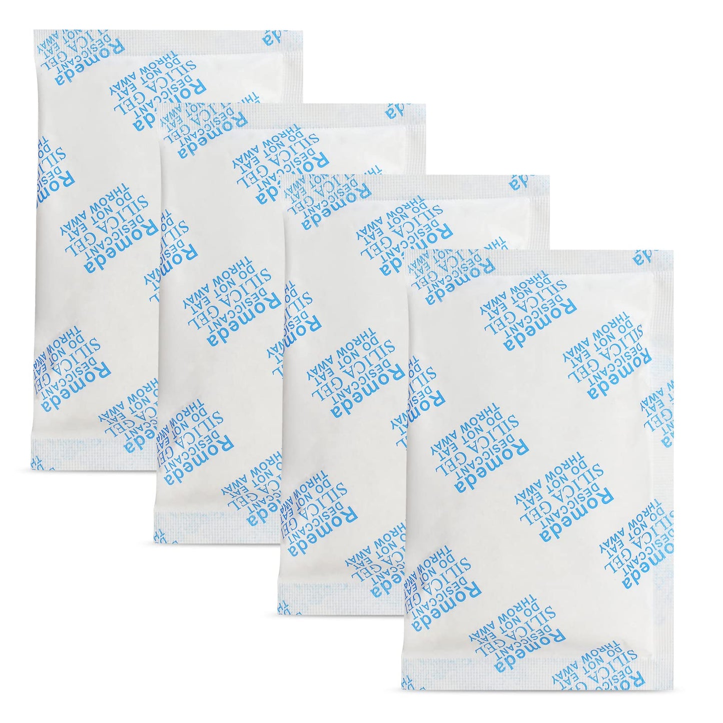 55 Pcs 5 Gram Silica Gel Packs, Transparent Desiccant, Desiccant Packets for Storage, Moisture Packs for Spices Jewelry Shoes Boxes Electronics Storage - Medaid International