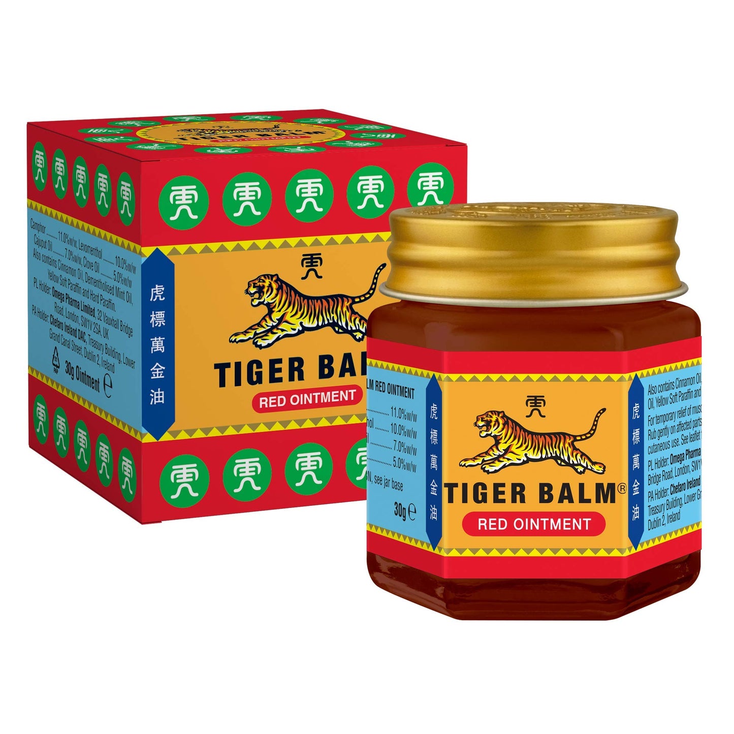 Red Tiger Balm Original, 30 g - Medaid