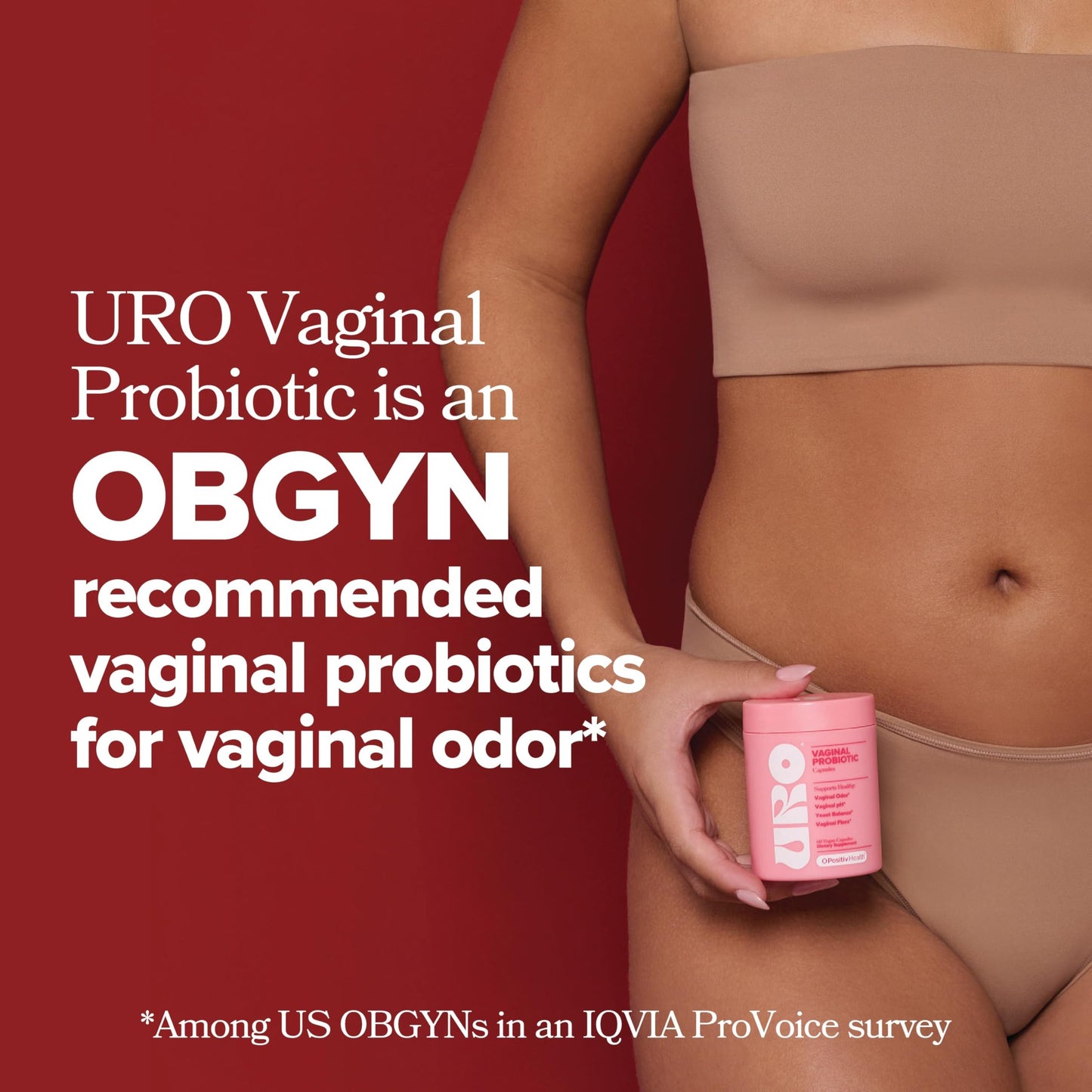 O Positiv URO Vaginal Probiotics for Women pH Balance with Prebiotics & Lactobacillus Probiotic Blend - Vaginal Health Supplement - Promote Healthy Vaginal Odor & Vaginal Flora, 60 Count (Pack of 1) - Medaid International