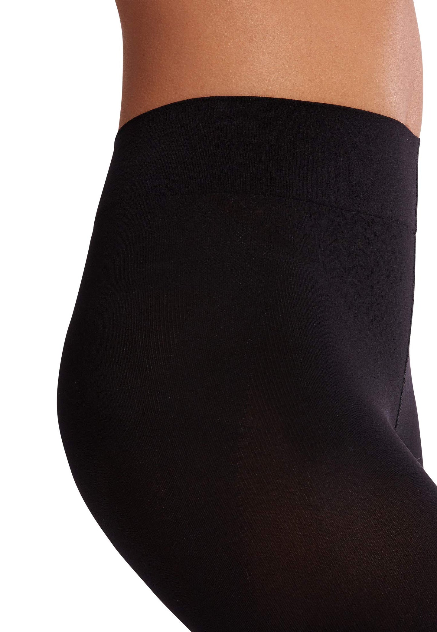 Wolford Tummy 66 Denier Control Top Sheer Tights Pantyhose Hosiery Firm Control Comfortable Fit Flattering Versatile Legwear Black Small - Medaid International