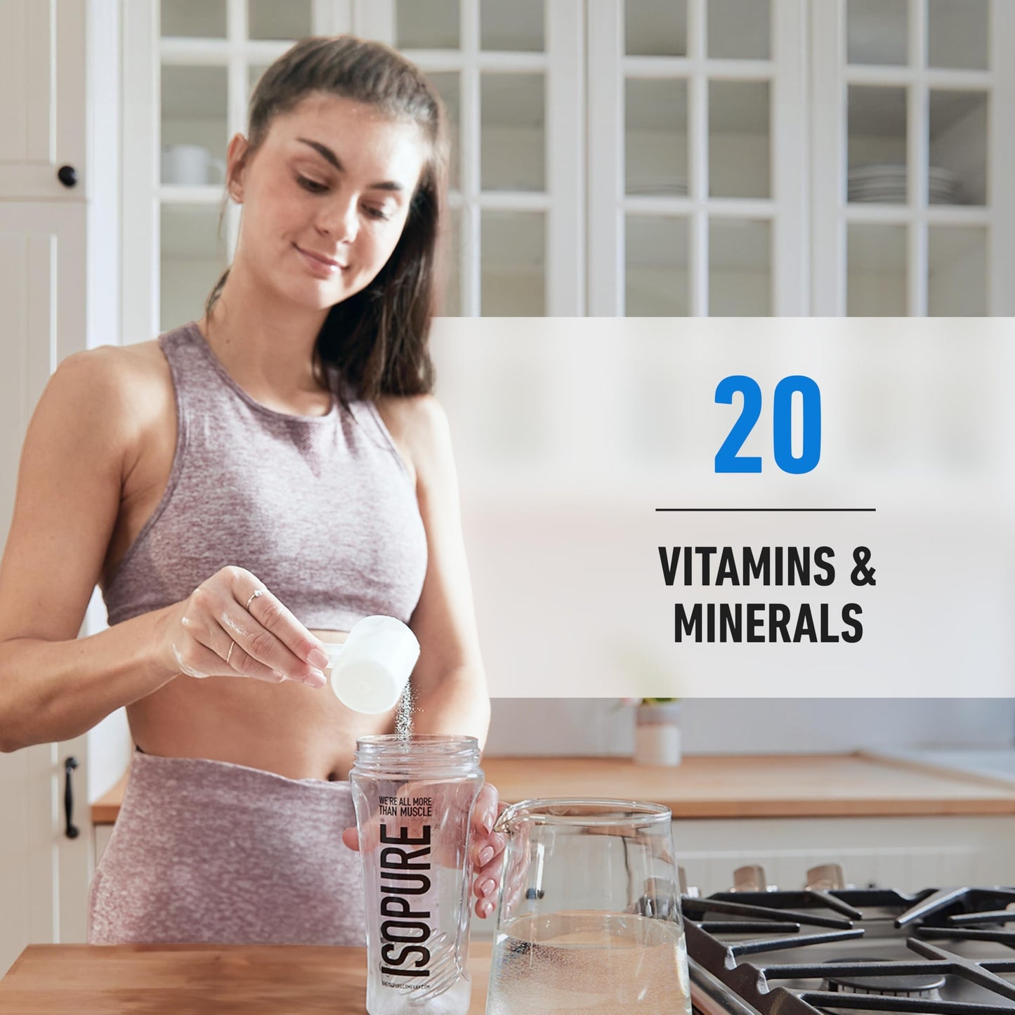 Isopure Zero Carb 100% Pure Whey Isolate Protein Powder, Lactose Free, Gluten Free, With Vitamins, Creamy Vanilla, 25g Protein Per Serving, 3 Lbs, 44 Servings (Packaging May Vary) - Medaid International