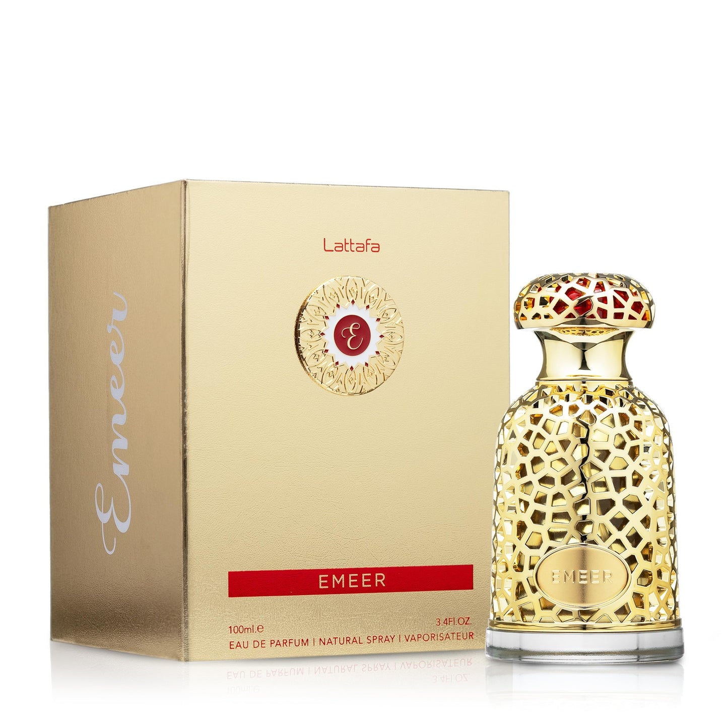 Lattafa Emeer Eau de Parfum Spray for Unisex, 3.4 Ounce - Medaid International