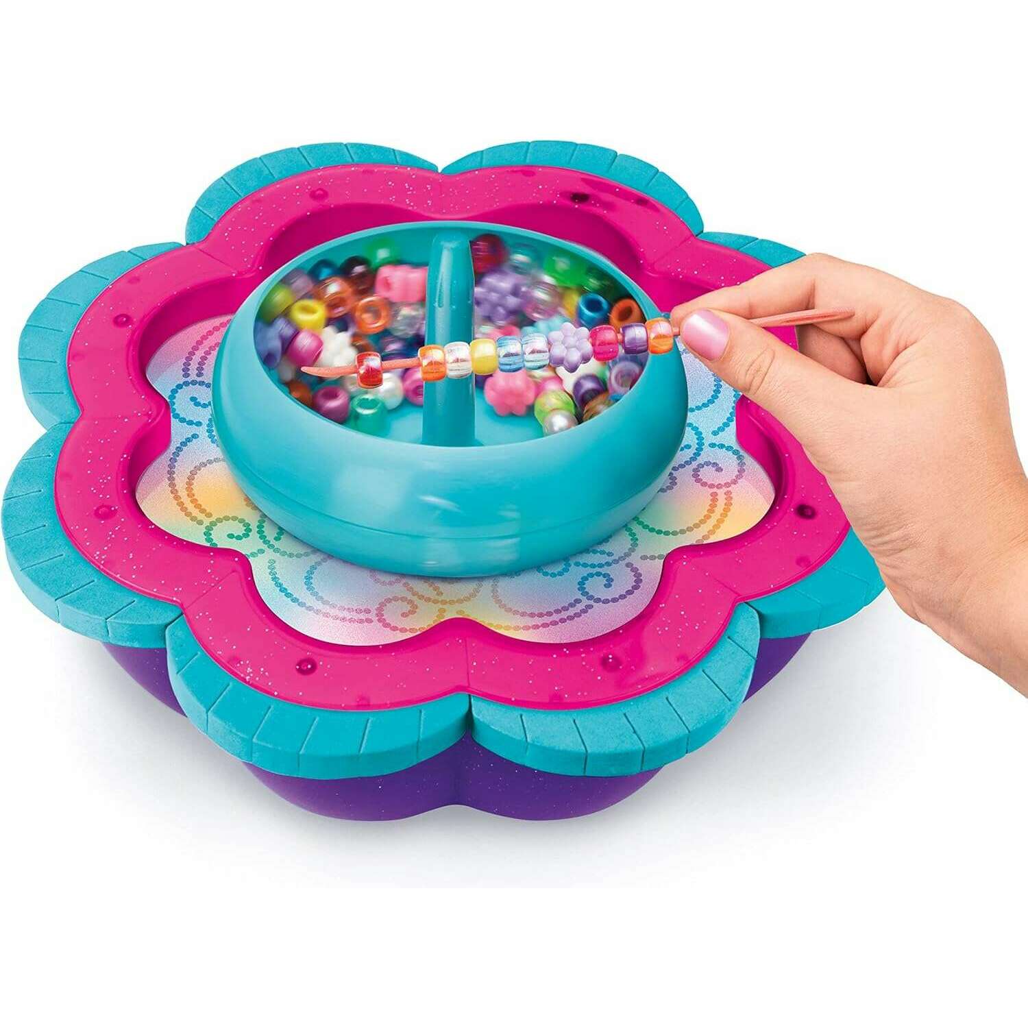 2-in-1 Spin & Bead Friendship Studio Bracelet Maker - Medaid International