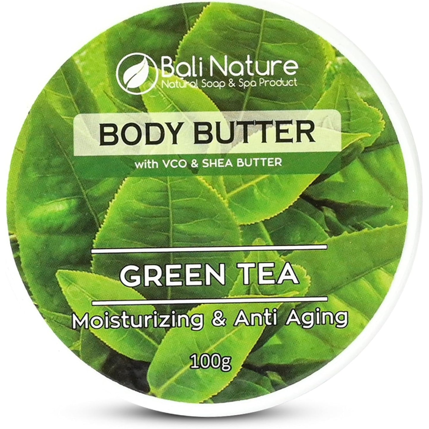 Bali Body Butter with VCO & Shea Butter, 100g, Moisturizing & Soothing (Regular, Milk) - Medaid
