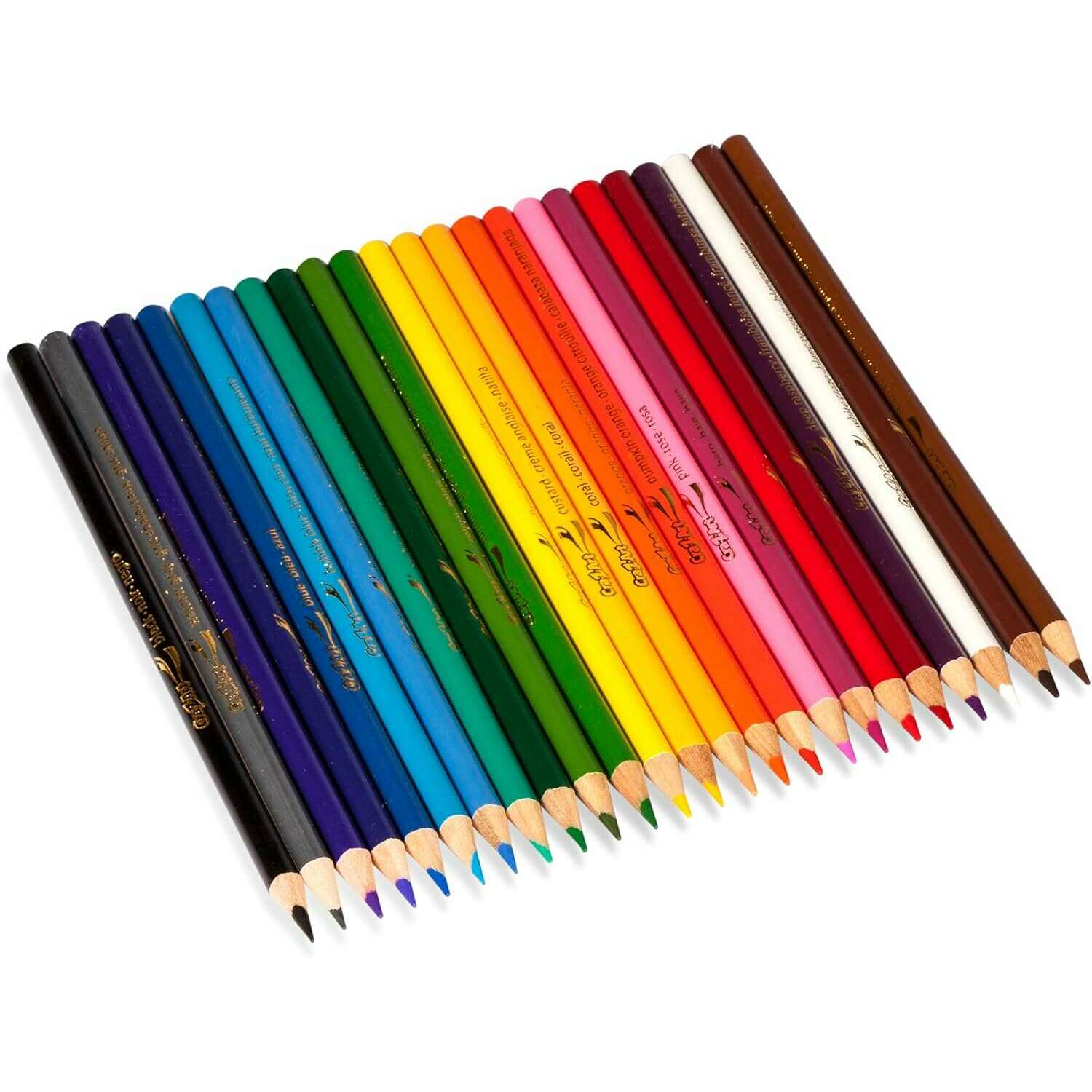 Pre-Sharpened Colored Pencils - 24 - Medaid International