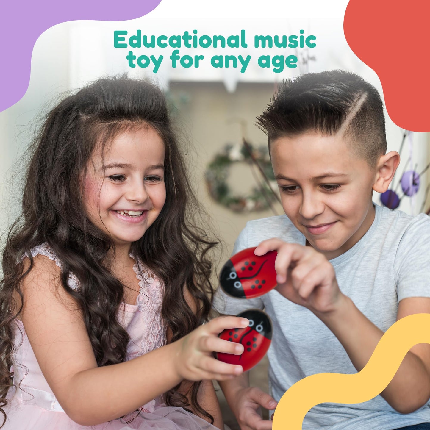 Stoie's Musical Toys for Toddlers 3-5, Wooden Percussion Instruments Toy for Kids Baby Preschool Educational Musical Toys Set for Boys and Girls with Storage Bag - Medaid International