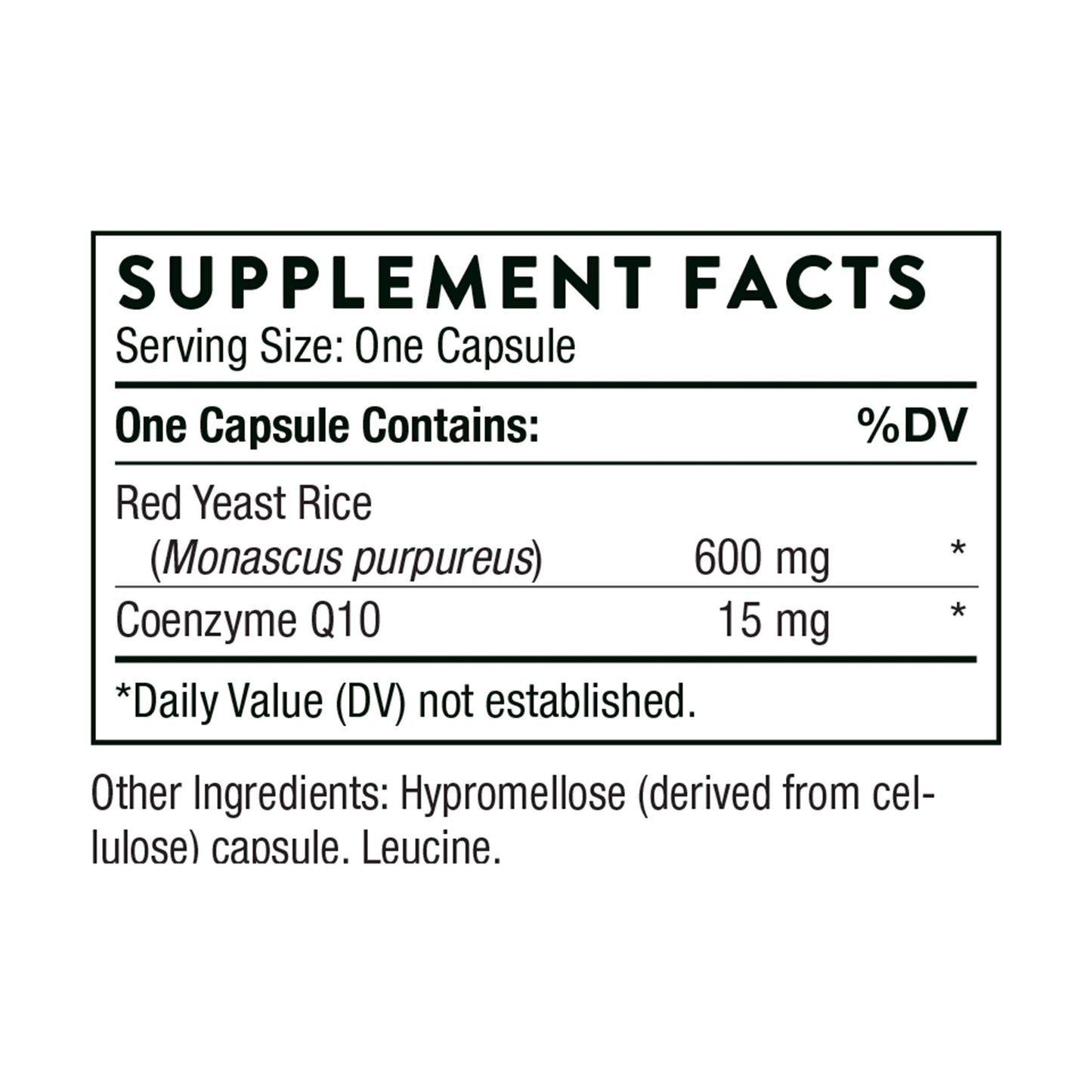 THORNE - Red Yeast Rice + CoQ10 - Maintain Healthy Cholesterol Levels and Supports Cardiovascular Health* - Gluten-Free, Dairy-Free - 120 Capsules - Medaid International
