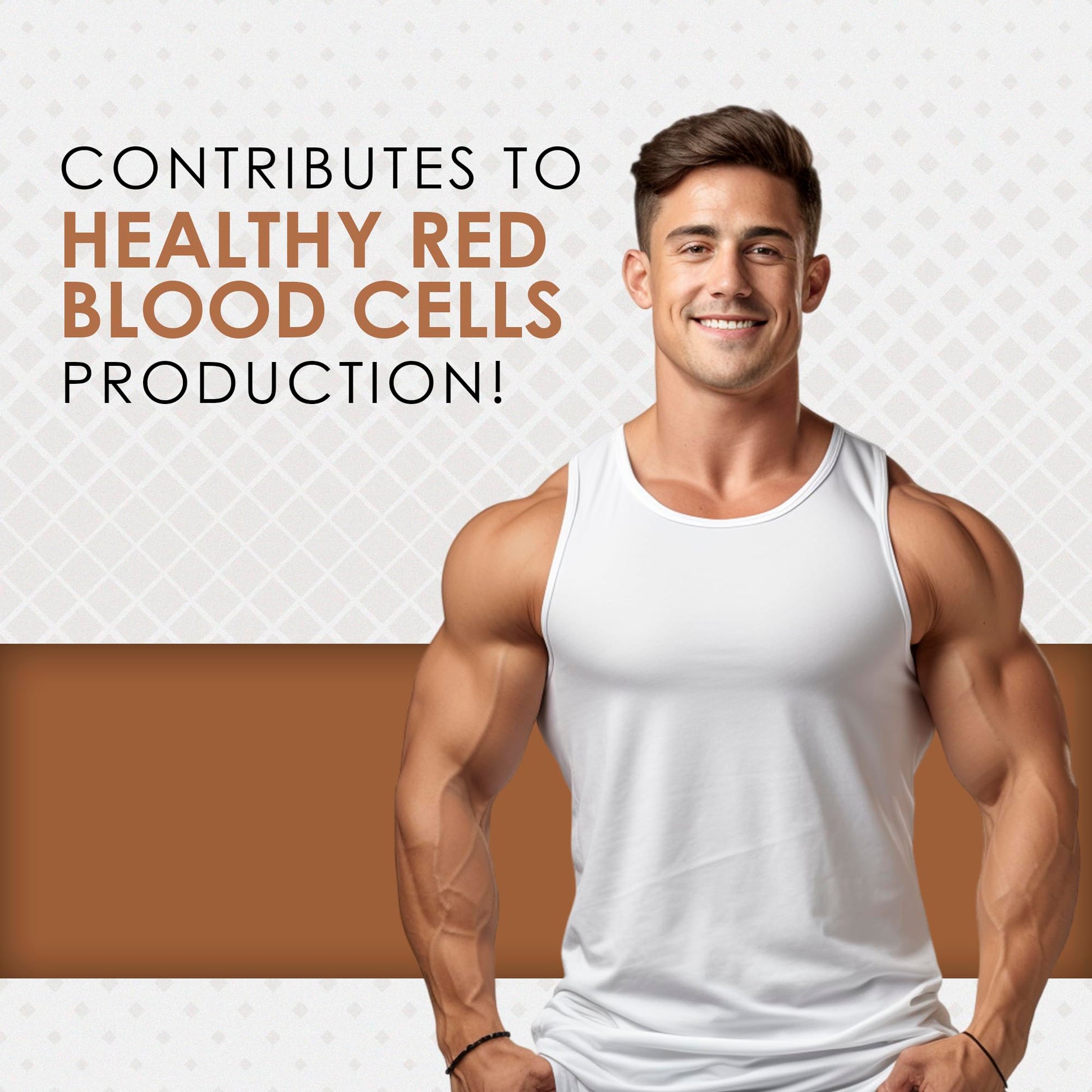 AMBROSIAL Vitamin B12 1000 mcg + 500 mcg Folic Acid Pack of 1-120 Capsules - Medaid International