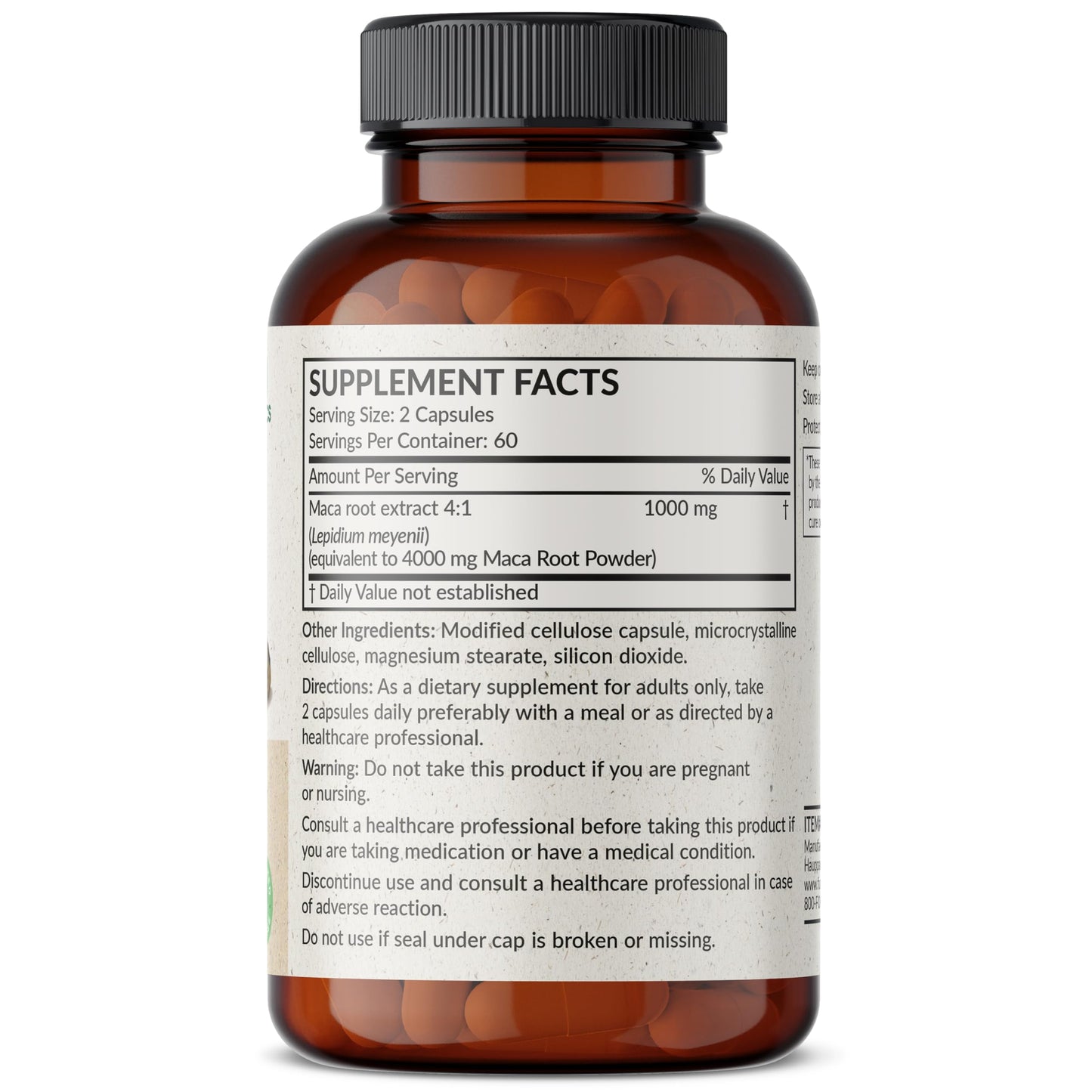 Futurebiotics Maca Root Extra Strength Supports Energy, Stamina & Reproductive Health, Non-GMO, 120 Vegetarian Capsules - Medaid International