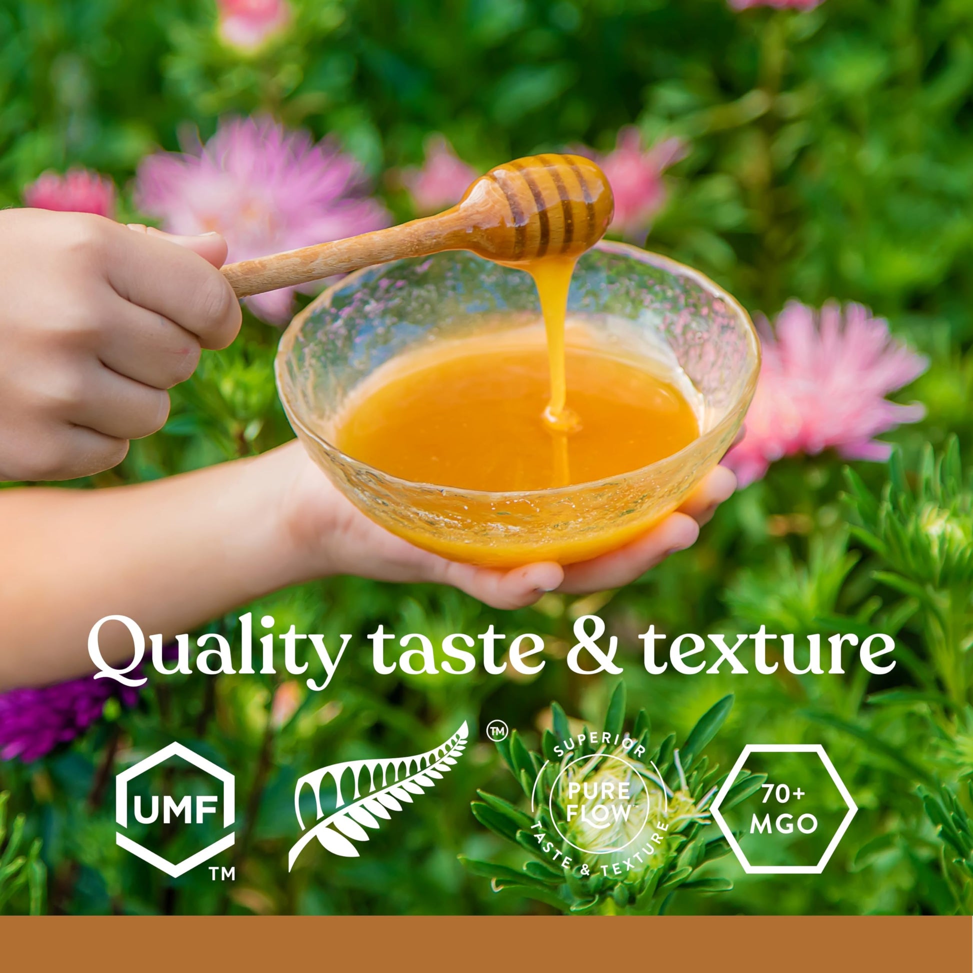 100% Pure New Zealand Honey - MGO 70+ Monofloral Mānuka Honey, 100% Pure New Zealand Raw Mānuka, 17.6 Ounce (500g) (Pack of 1) - Medaid International