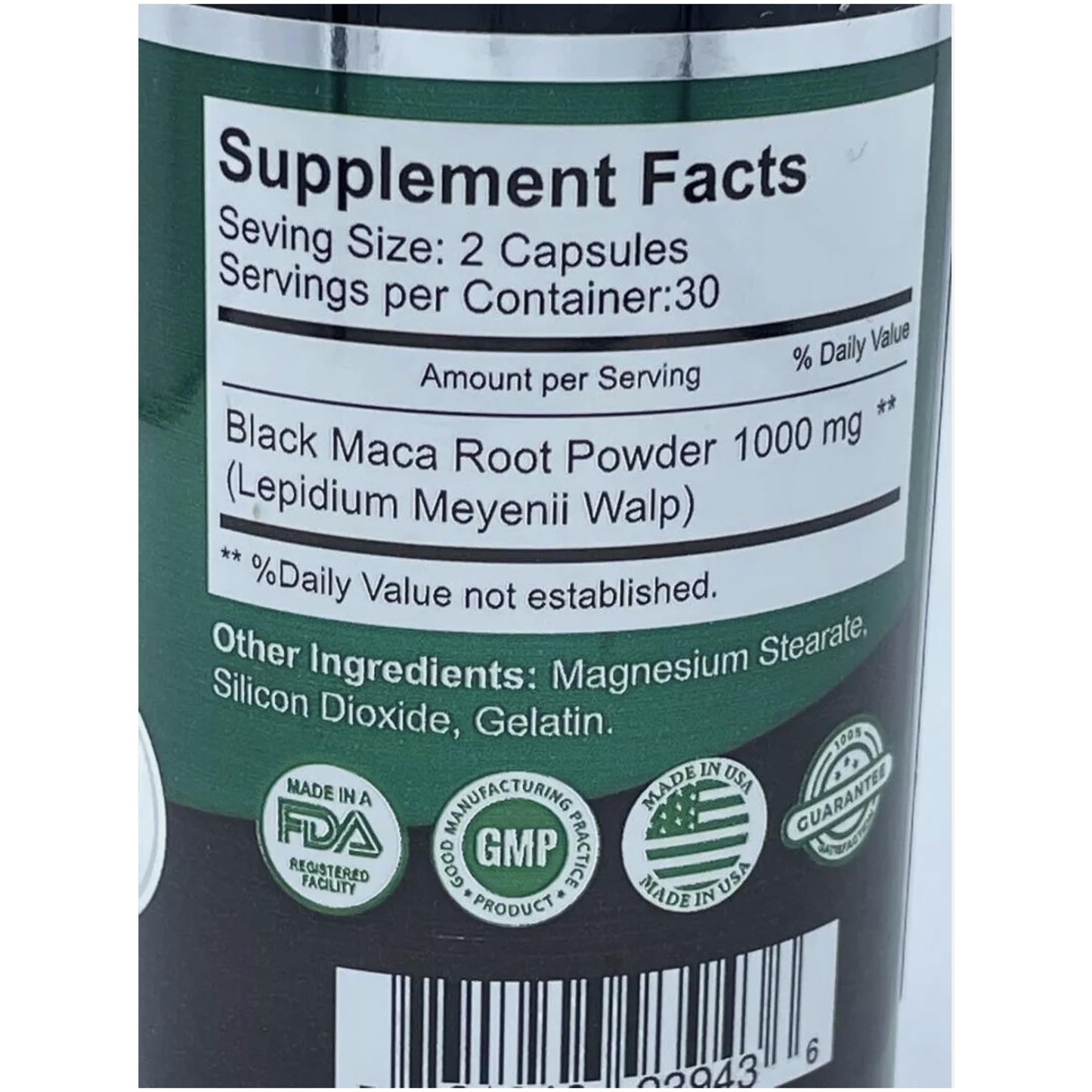 Todo Natural Consigue gluteos mas Grandes y fuertes con Maca XL capsulas naturales para aumentar el tamaño de Tus gluteos maca Black maca XL Xtreme,gluteos 1 Bottle 60 Capsules - Medaid International