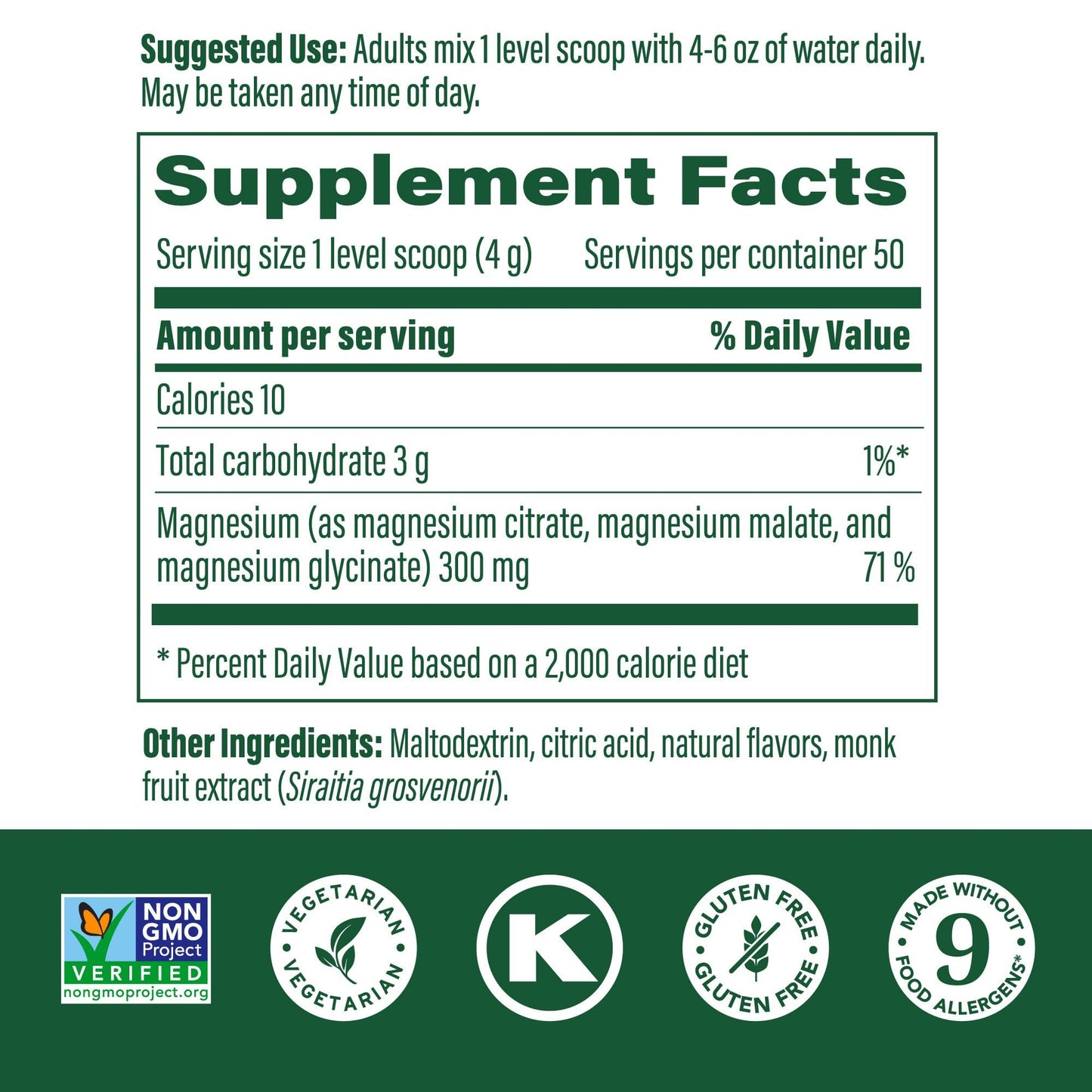 MegaFood Relax + Calm Magnesium Powder - Highly Absorbable Magnesium Glycinate, Magnesium Citrate & Magnesium Malate - Without 9 Food Allergens - Raspberry Lemonade Flavor - 7.05 Oz (50 Servings) - Medaid International