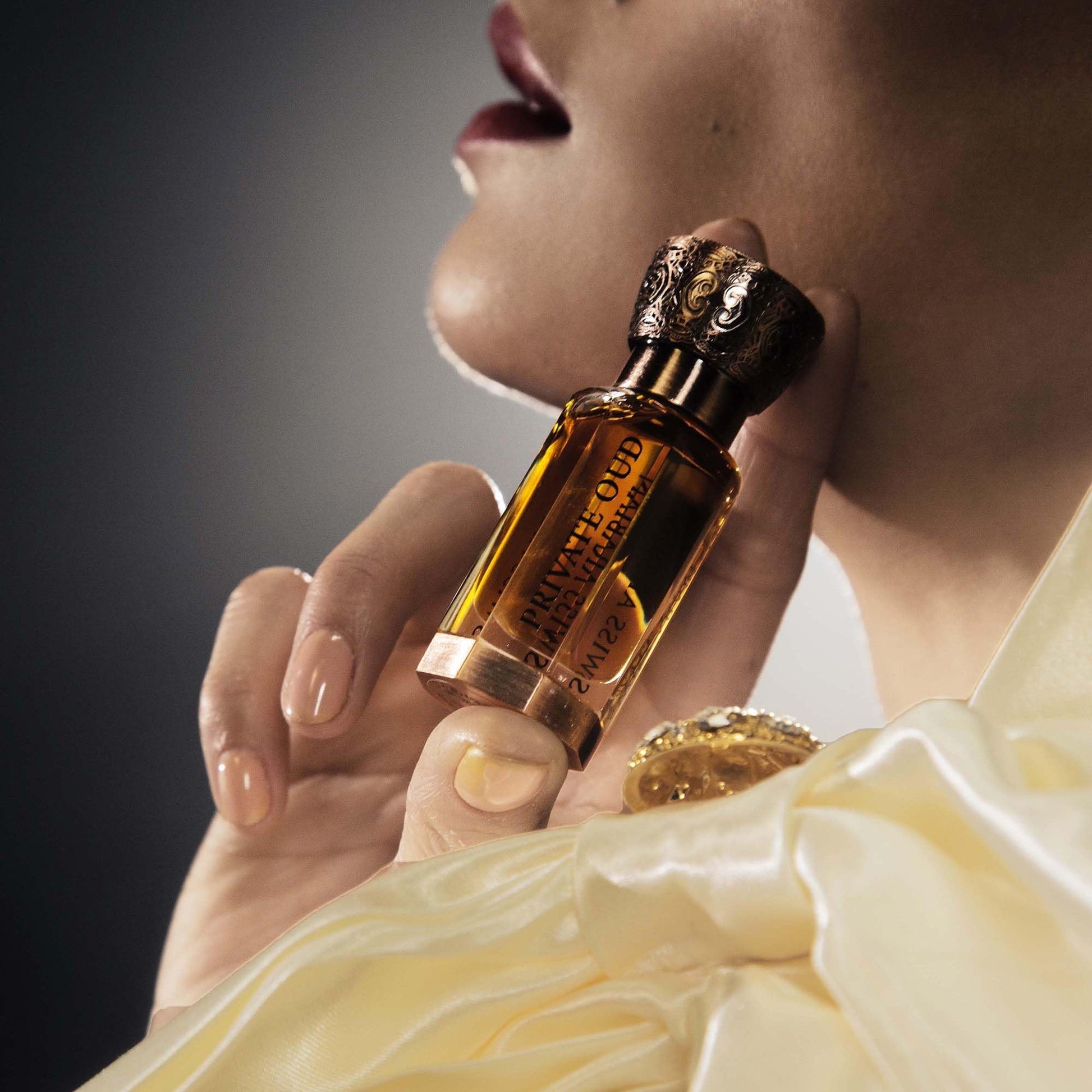 Swiss Arabian Private Oud - Luxury Products From Dubai - Long Lasting, Addictive Personal Perfume Oil Fragrance - A Seductive Signature Aroma - 0.4 Oz - Medaid International
