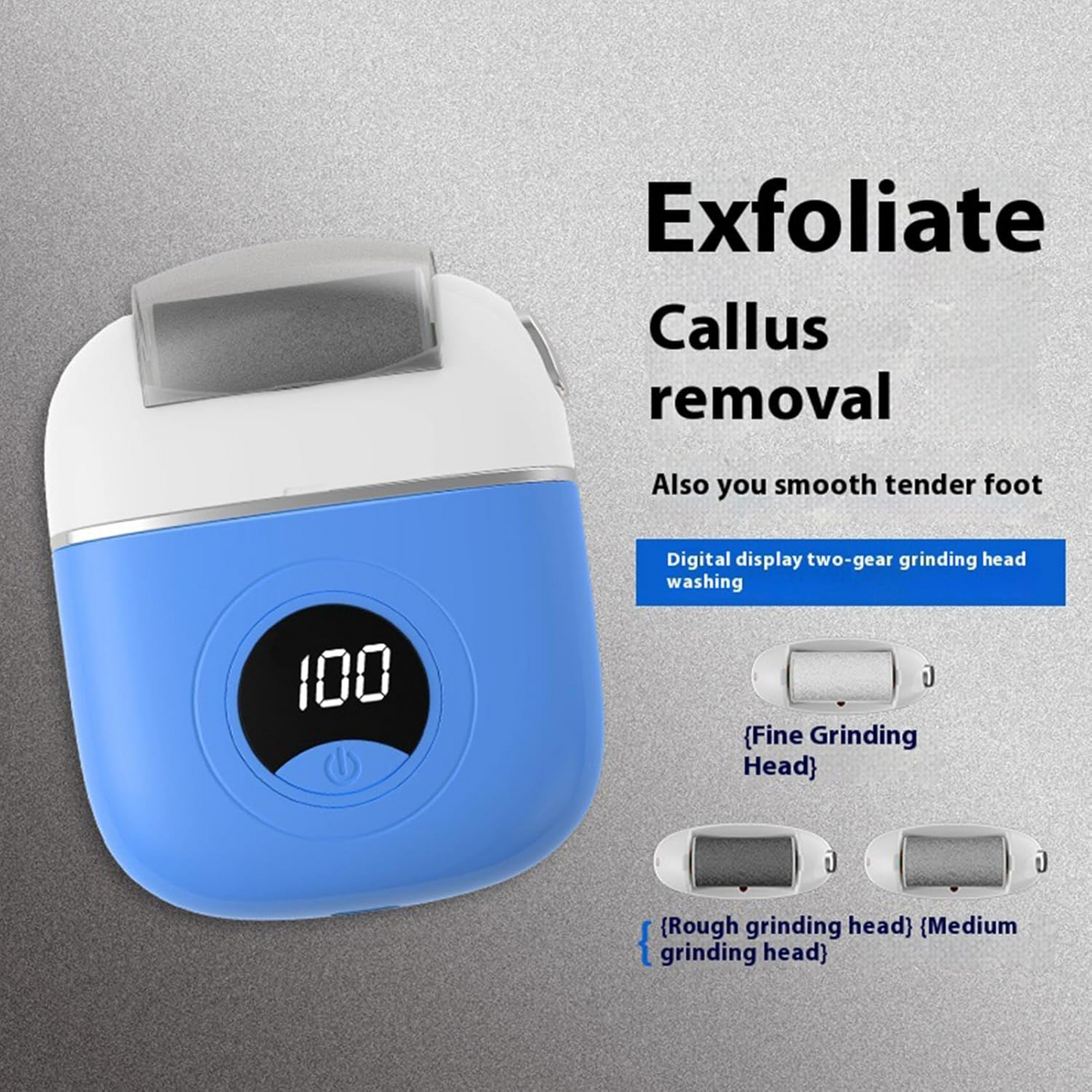 Portable Foot Polisher - Skin Exfoliator - Medaid International