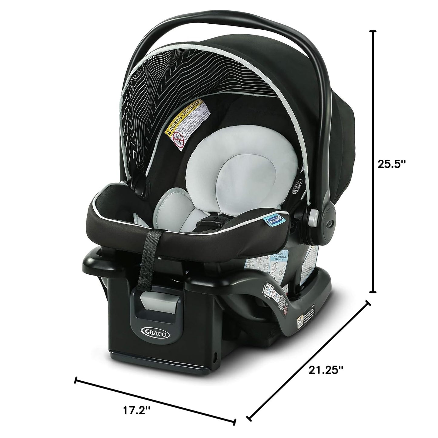 Graco SnugRide 35 Lite LX Infant Car Seat, Studio - Medaid