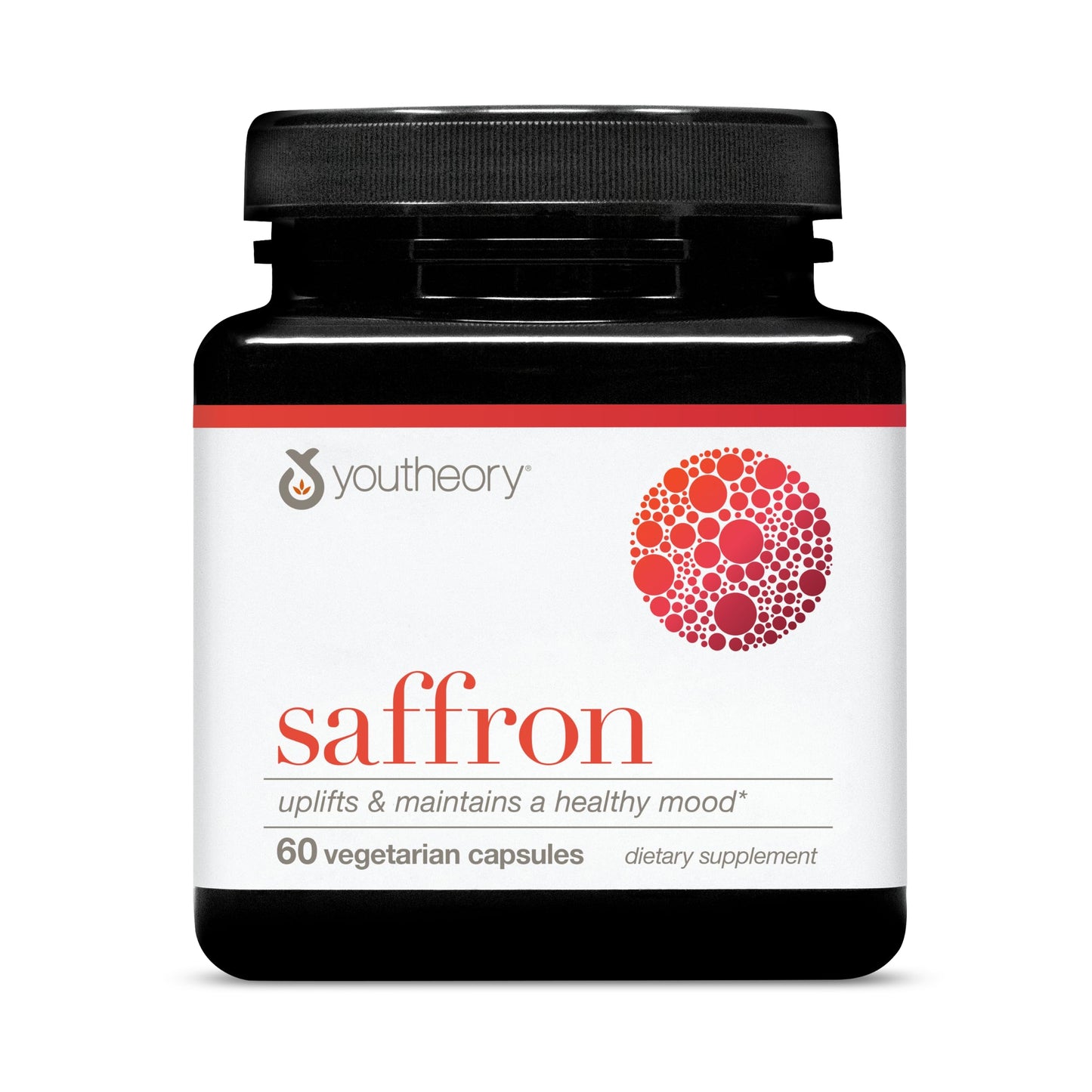 Youtheory Saffron - Vegan Energy Supplement for Men & Women* - Contains Rhodiola Rosea & Ashwagandha - Dairy, Soy & Gluten Free - 60 Vegetarian Capsules - Medaid International