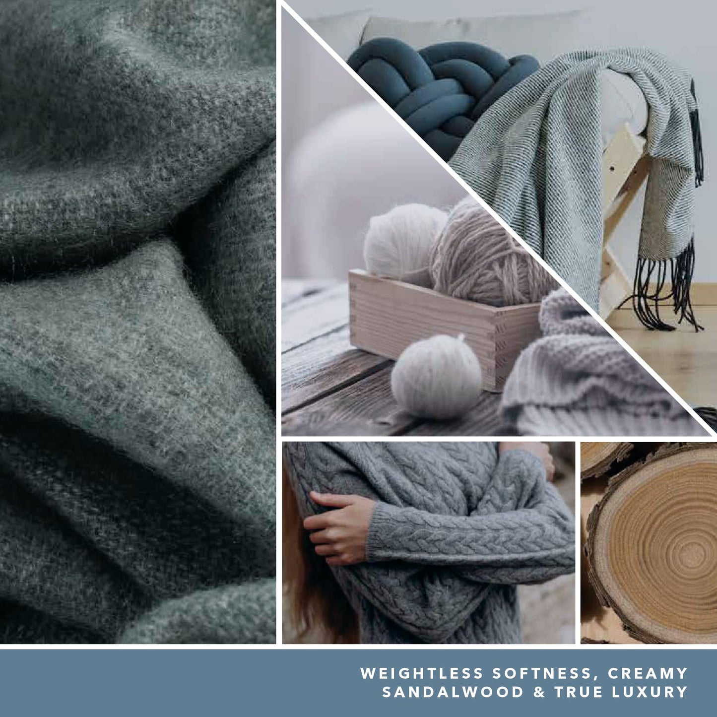 Yankee Candle Warm Luxe Cashmere Scented Classic 22oz Large Jar Single Wick Aromatherapy Candle Over 110 Hours of Burn Time Quality Paraffin Grade Wax Hand Straightened Wick - Medaid International