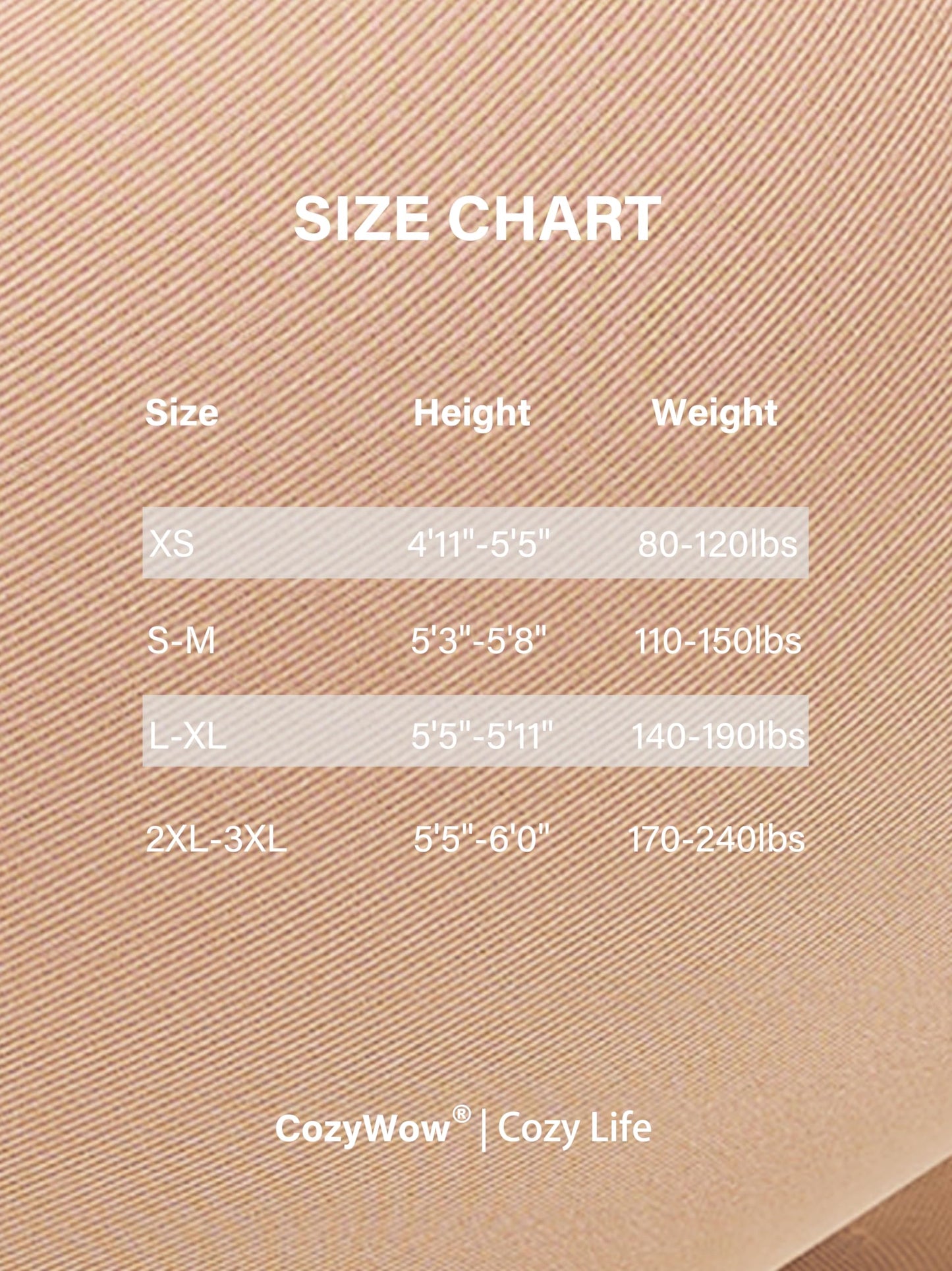 CozyWow Women's 80D Soft Opaque Tights, High Waist Solid Color Womens Tights with 30+ Colors(L-XL, Beige) - Medaid International