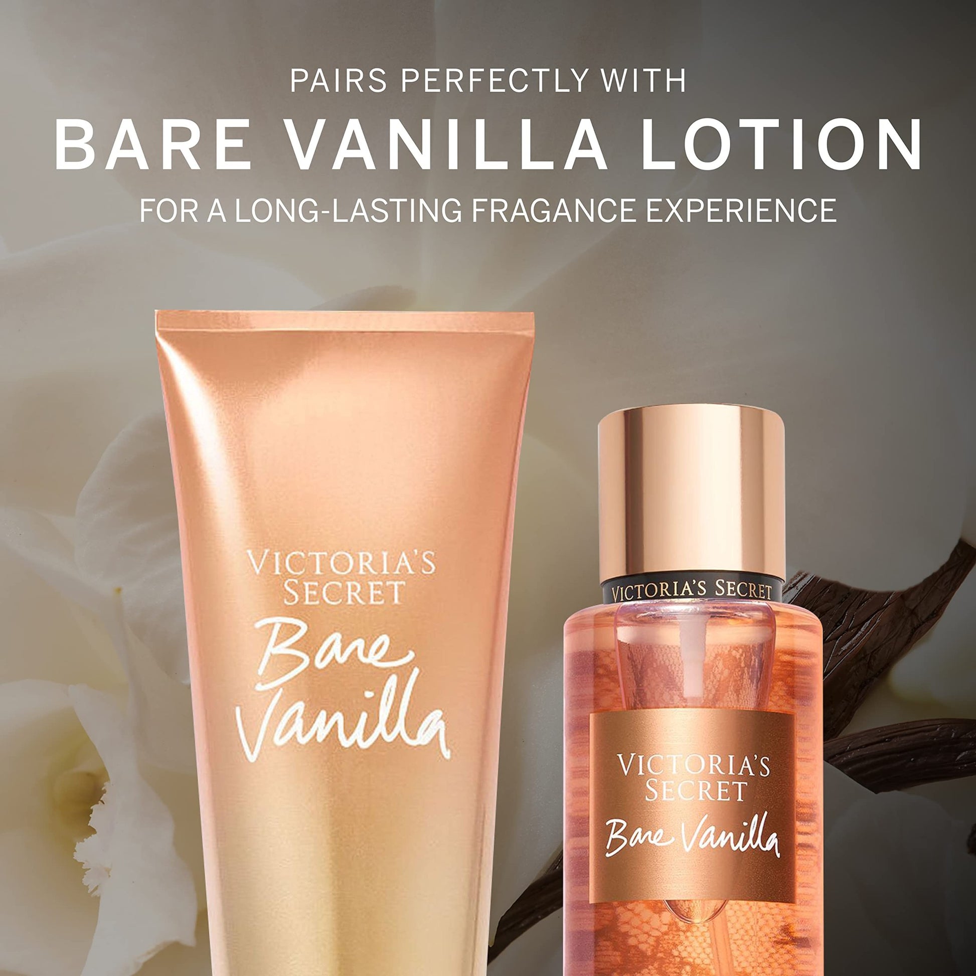 Victoria's Secret Bare Vanilla Body Mist, Spray for Women (8.4 oz) - Medaid International