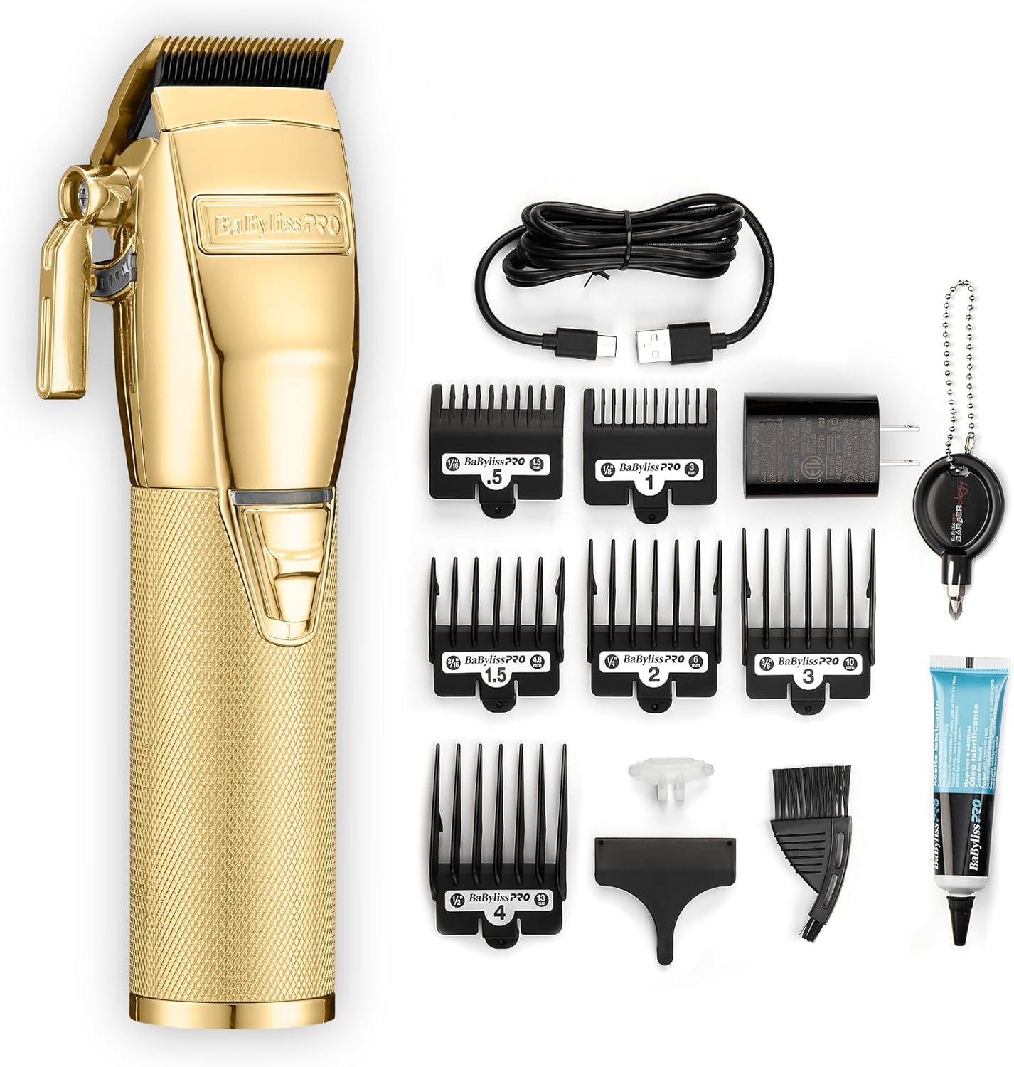 BaBylissPRO GOLDFX+ All Metal Lithium Clipper - Medaid International