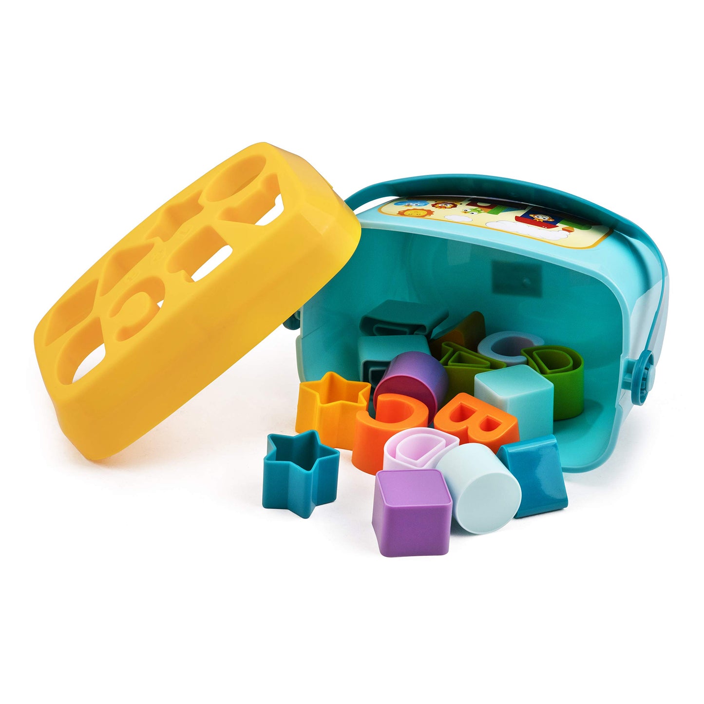 Playkidz Shape Sorter Baby and Toddler Toy, ABC and Shape Pieces, Sorting Shape Game, Developmental Toy for Children 18 Months+ - Medaid International