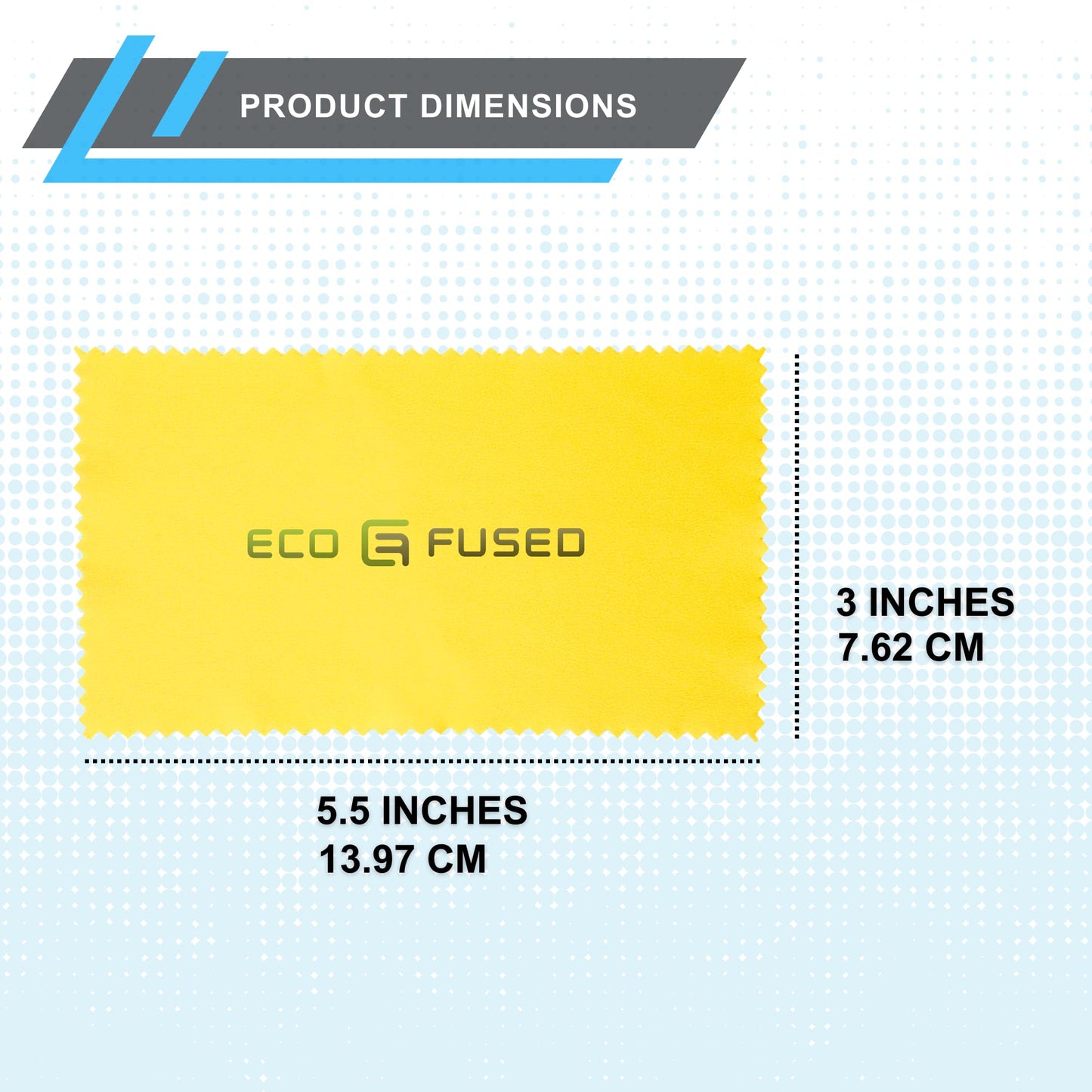 Microfiber Cleaning Cloth - 5.5x3'' Microfiber Cloth - Pack of 18 Lens Cleaning Wipes - Cleaning Cloth for Glasses, Eyeglasses, Camera Lens & Phones - Medaid International