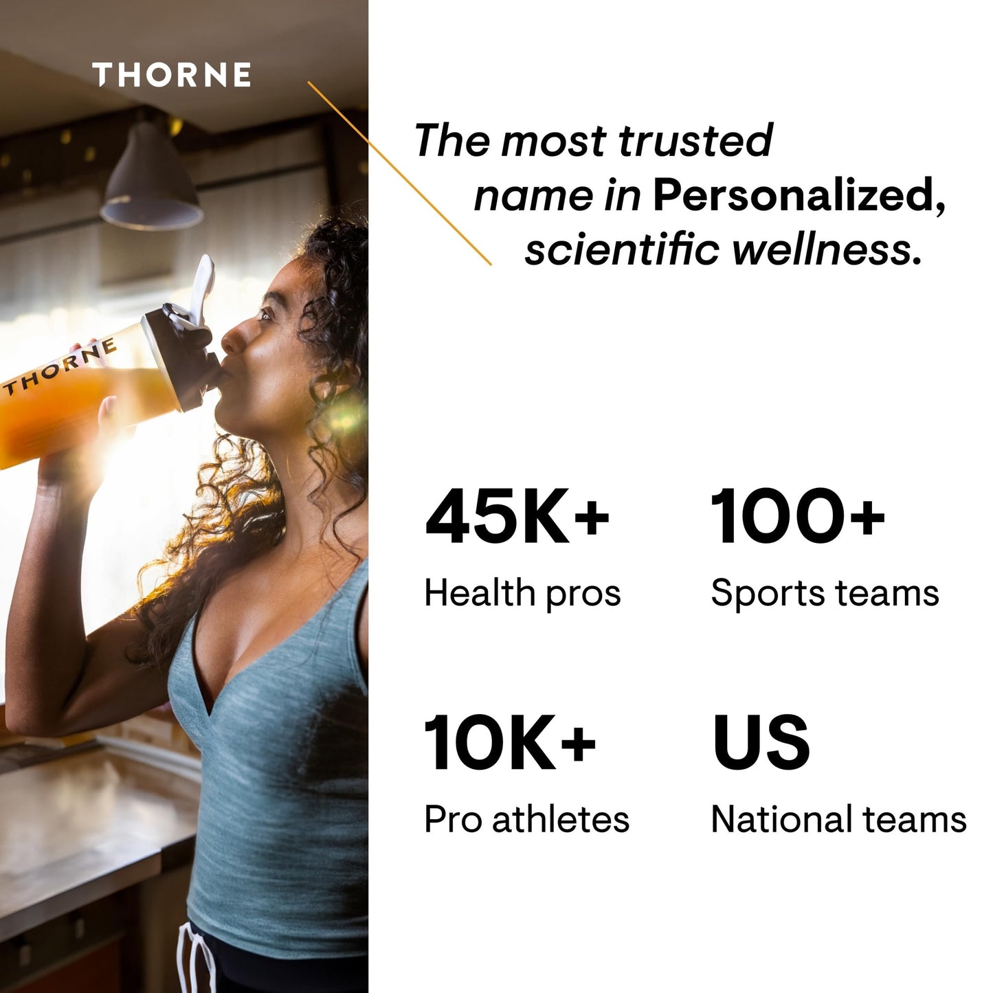 THORNE - Whey Protein Isolate - 21 Grams of Easy-to-Digest Whey Protein Powder - NSF Certified for Sport - Vanilla - 13.79 Ounces - 14 Packets - Medaid International