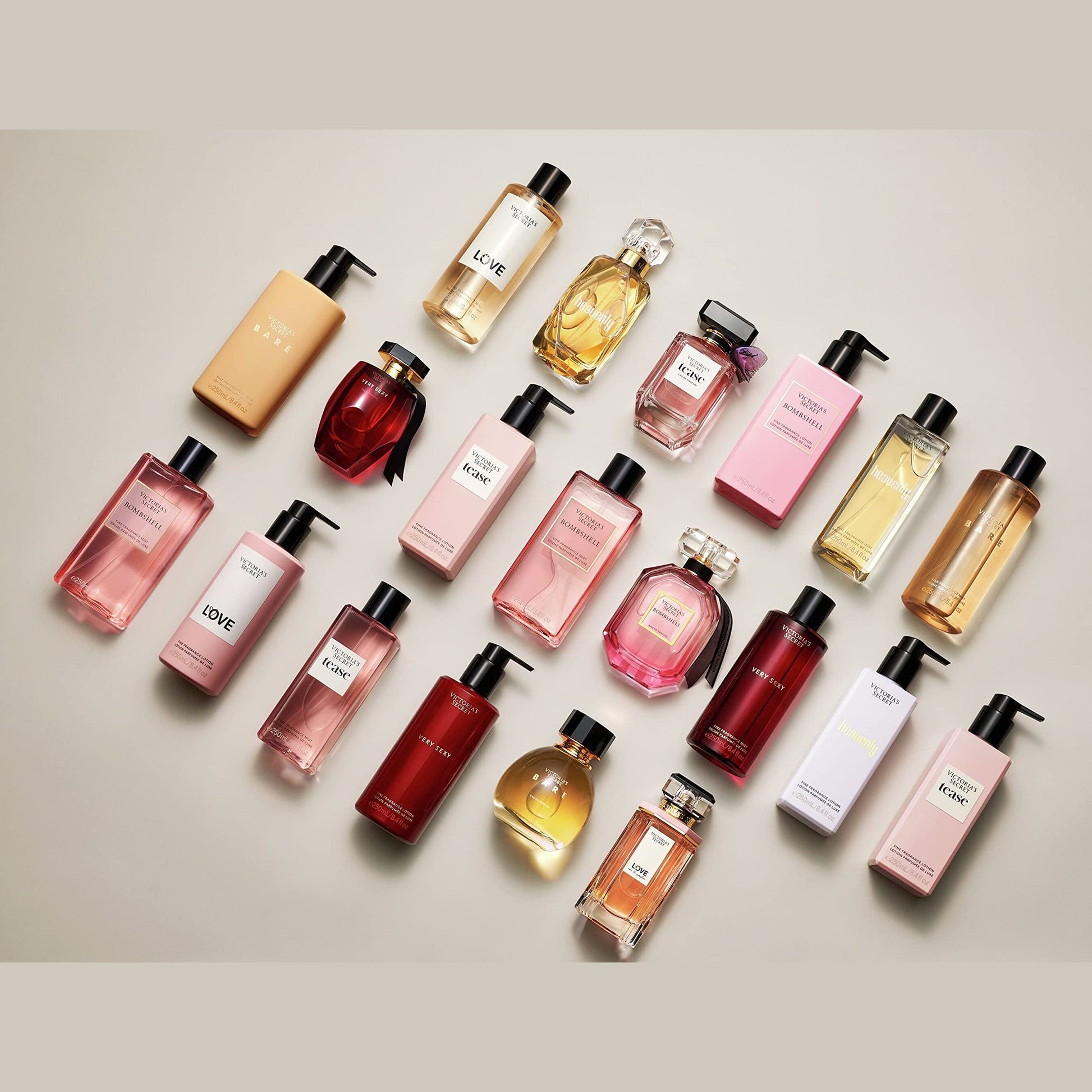 Victoria's Secret Bare Fragrance Mist, Notes of Australian Sandalwood, Mandarin Madagascar & Egyptian Violet, Body Spray for Women (8.4 oz) - Medaid International