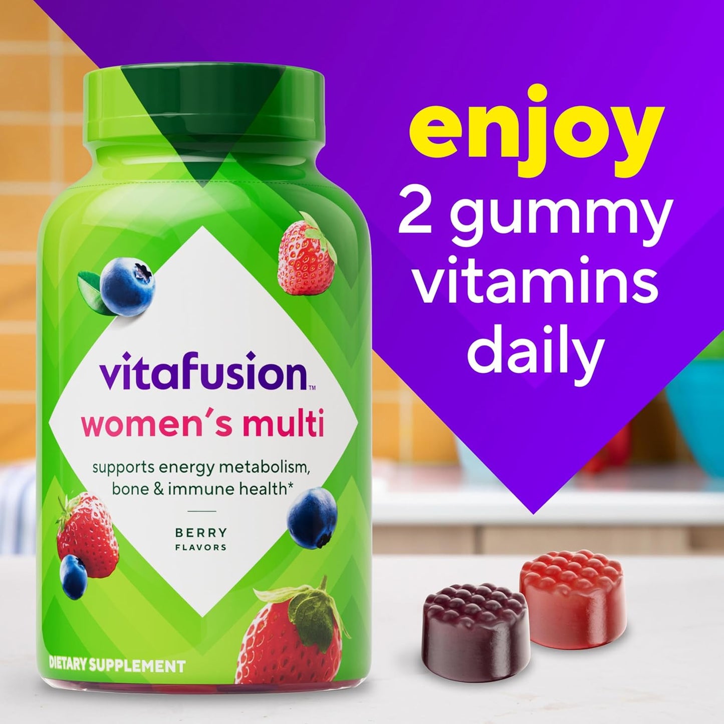 Vitafusion Adult Gummy Vitamins for Women, 120 Count - Medaid International