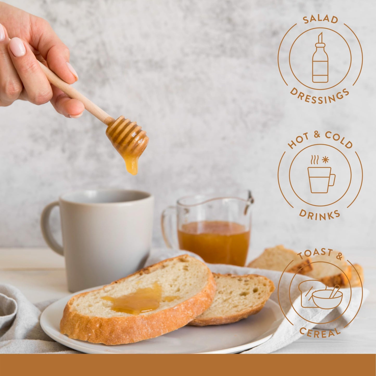 100% Pure New Zealand Honey - MGO 70+ Monofloral Mānuka Honey, 100% Pure New Zealand Raw Mānuka, 17.6 Ounce (500g) (Pack of 1) - Medaid International