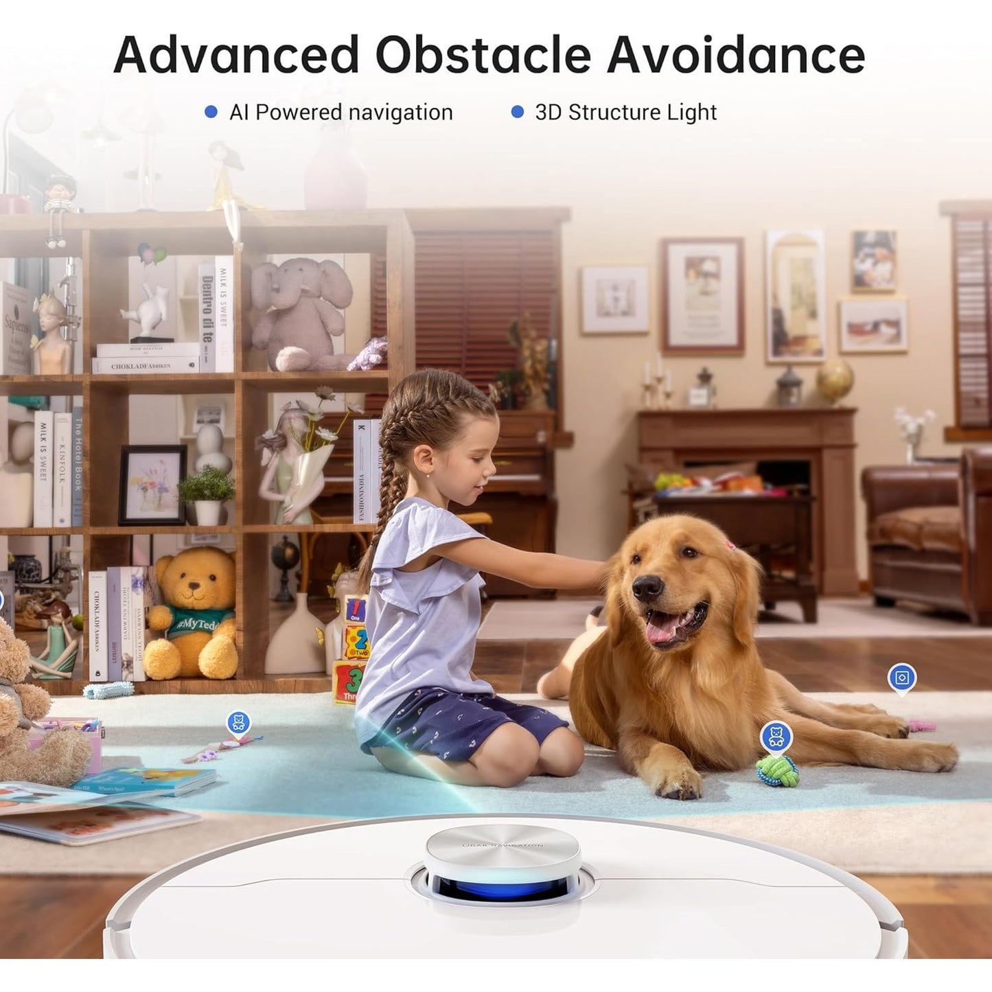 L10s Ultra Robot Vacuum Cleaner, White - Medaid International