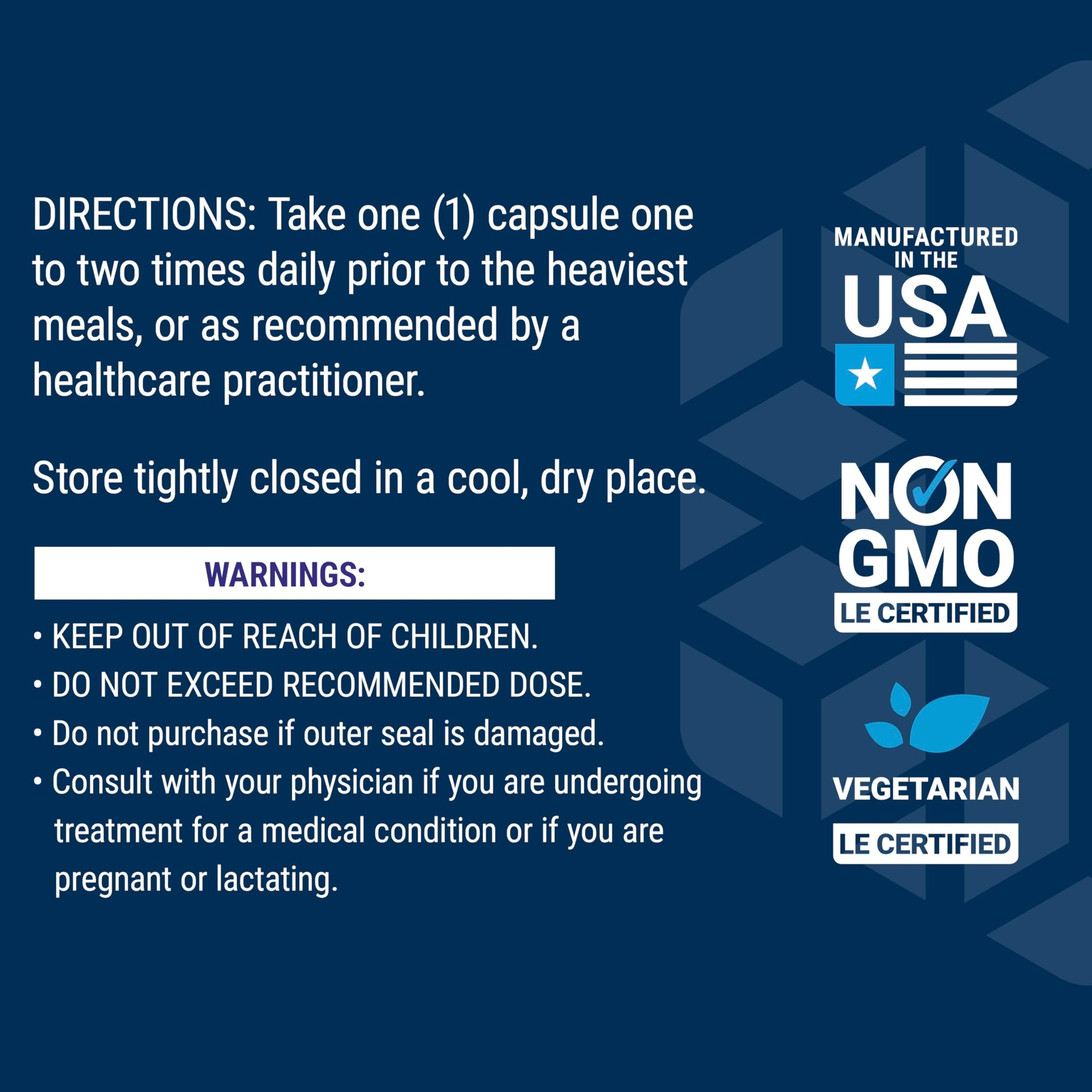 Life Extension Enhanced Super Digestive Enzymes, Supports Digestion, Comfort, digesting Plant-Based Foods, Non-GMO, Vegetarian, 60 Capsules - Medaid International