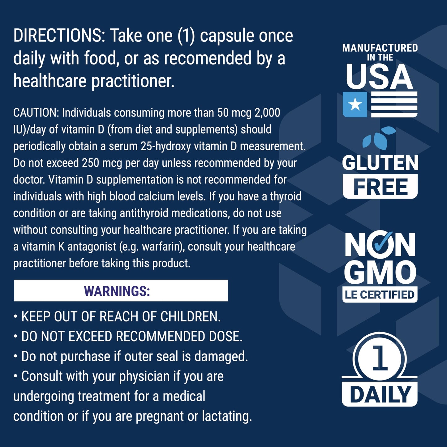 Life Extension Vitamins D and K with SeaIodine Bone Brain Thyroid Arterial Support Non GMO Once Daily Gluten Free, 60 Count - Medaid International