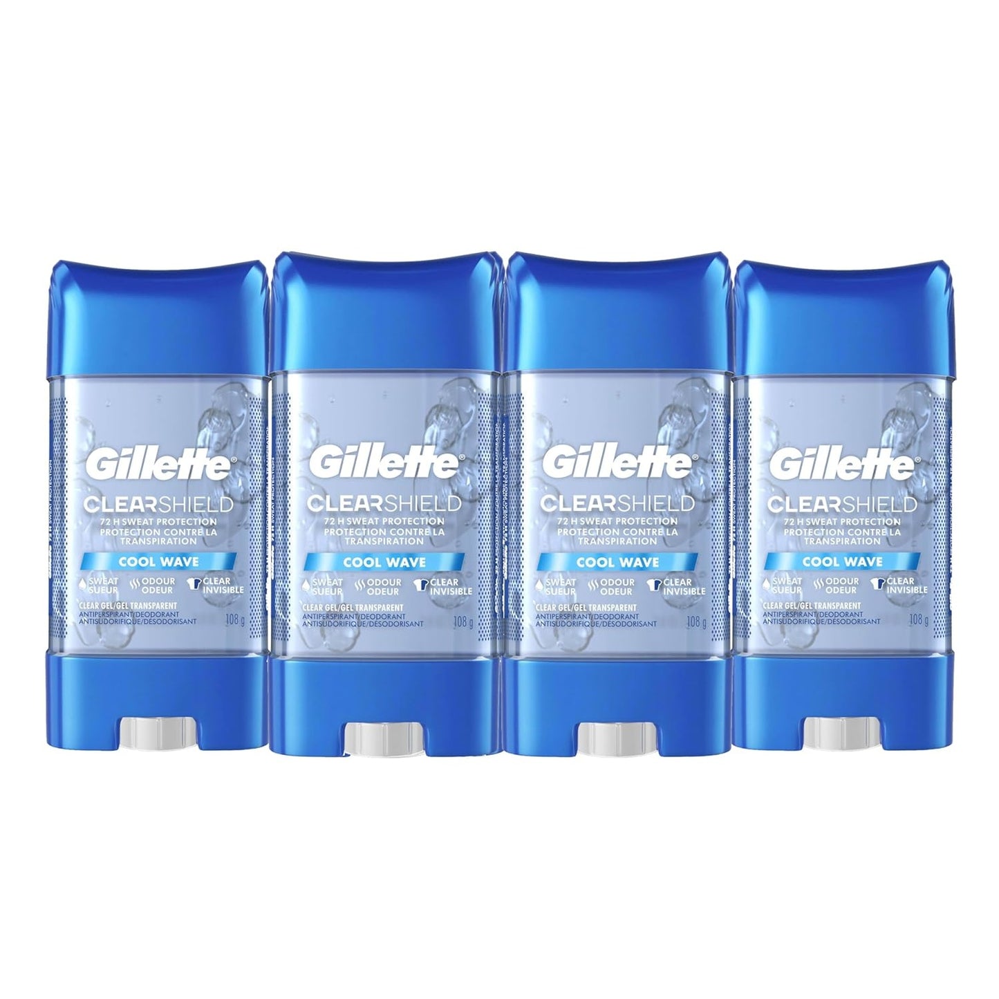 Gillette Series 3X Action Shave Gel, Sensitive Twin Pack, 7 Oz (Pack of 2) - Medaid International