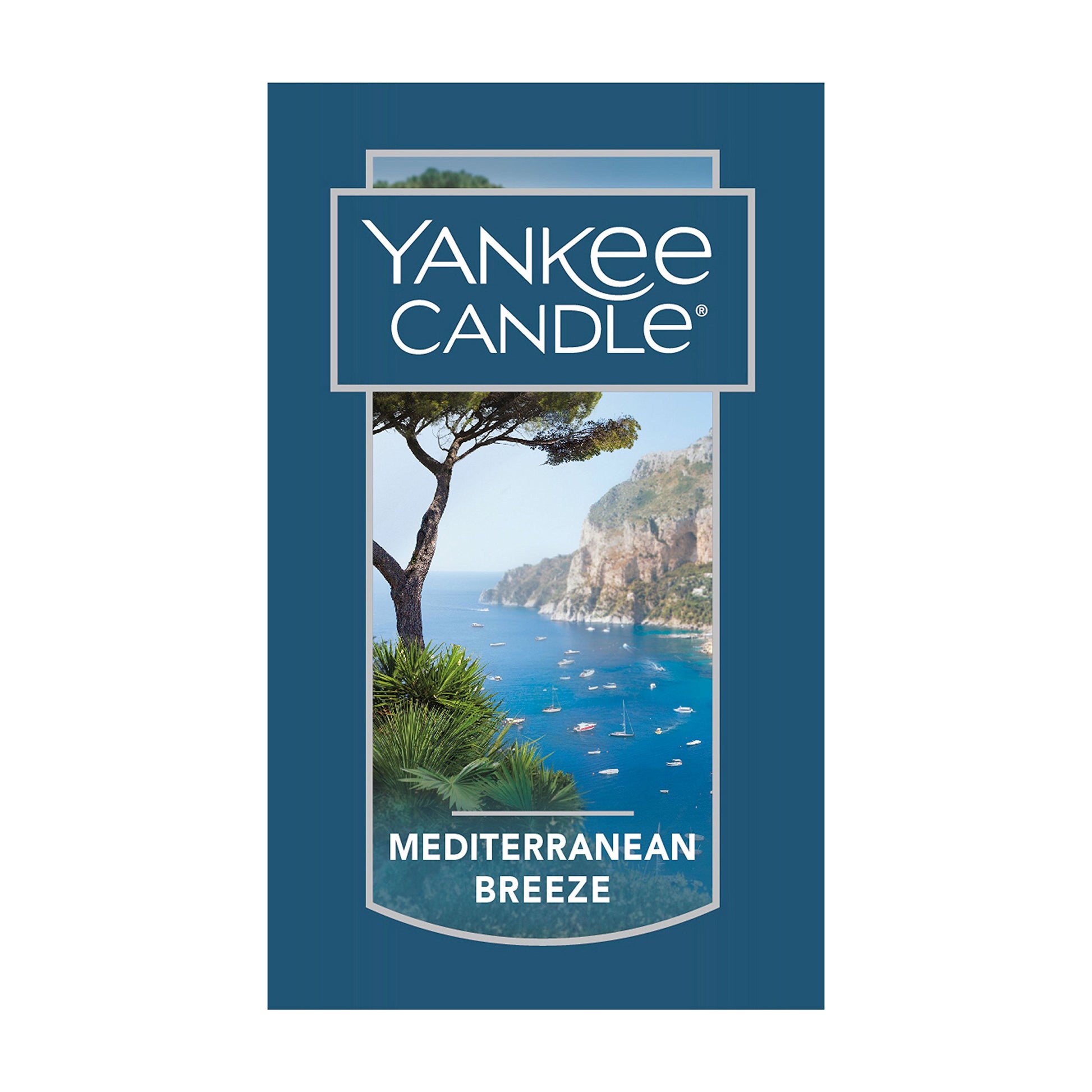 Yankee Candle Mediterranean Breeze Scented Classic 22oz Large Jar Single Wick Candle Over 110 Hours of Burn Time Paraffin-Grade Wax - Medaid International