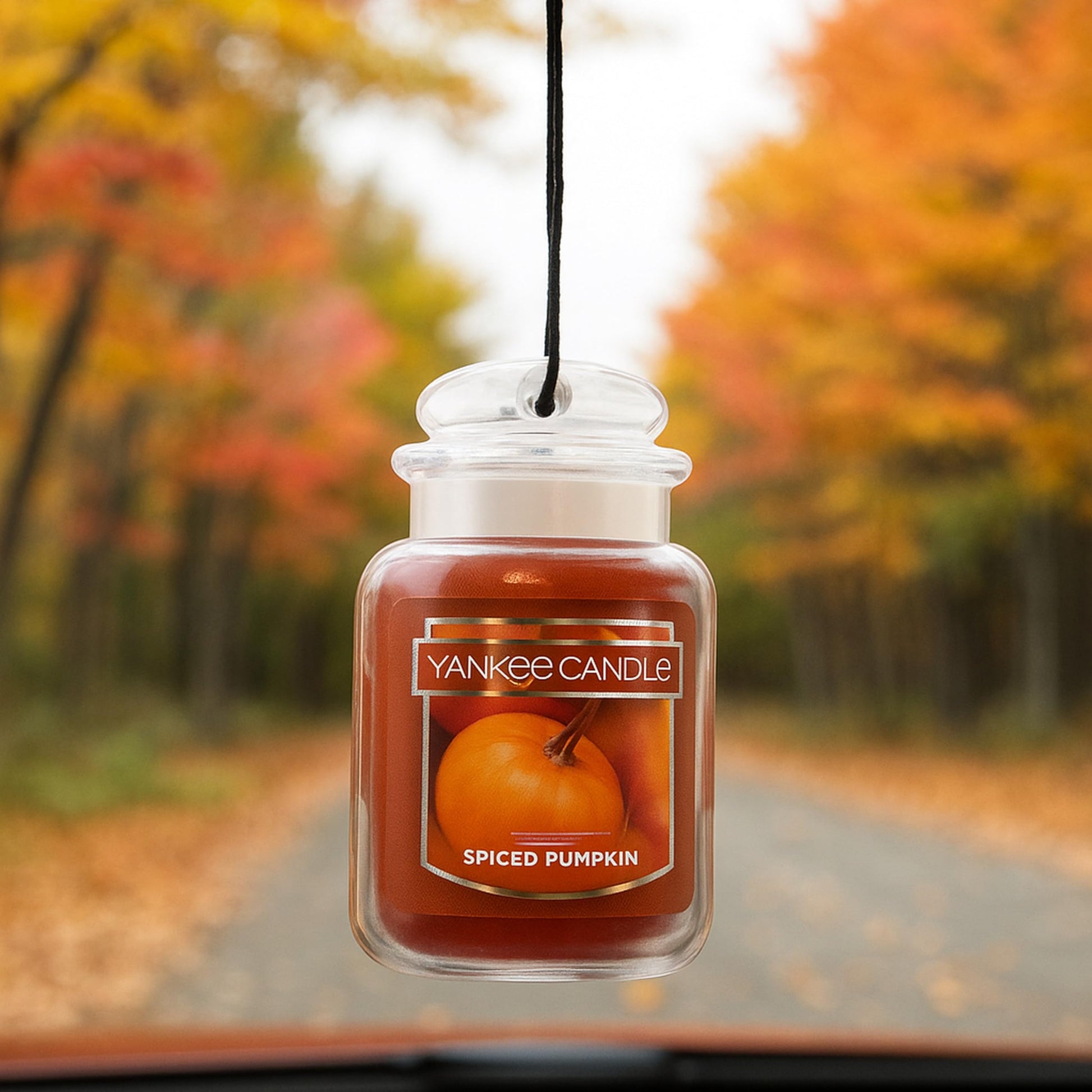Yankee Candle Car Jar Ultimate, Spiced Pumpkin, 0.96 OZ - Medaid International