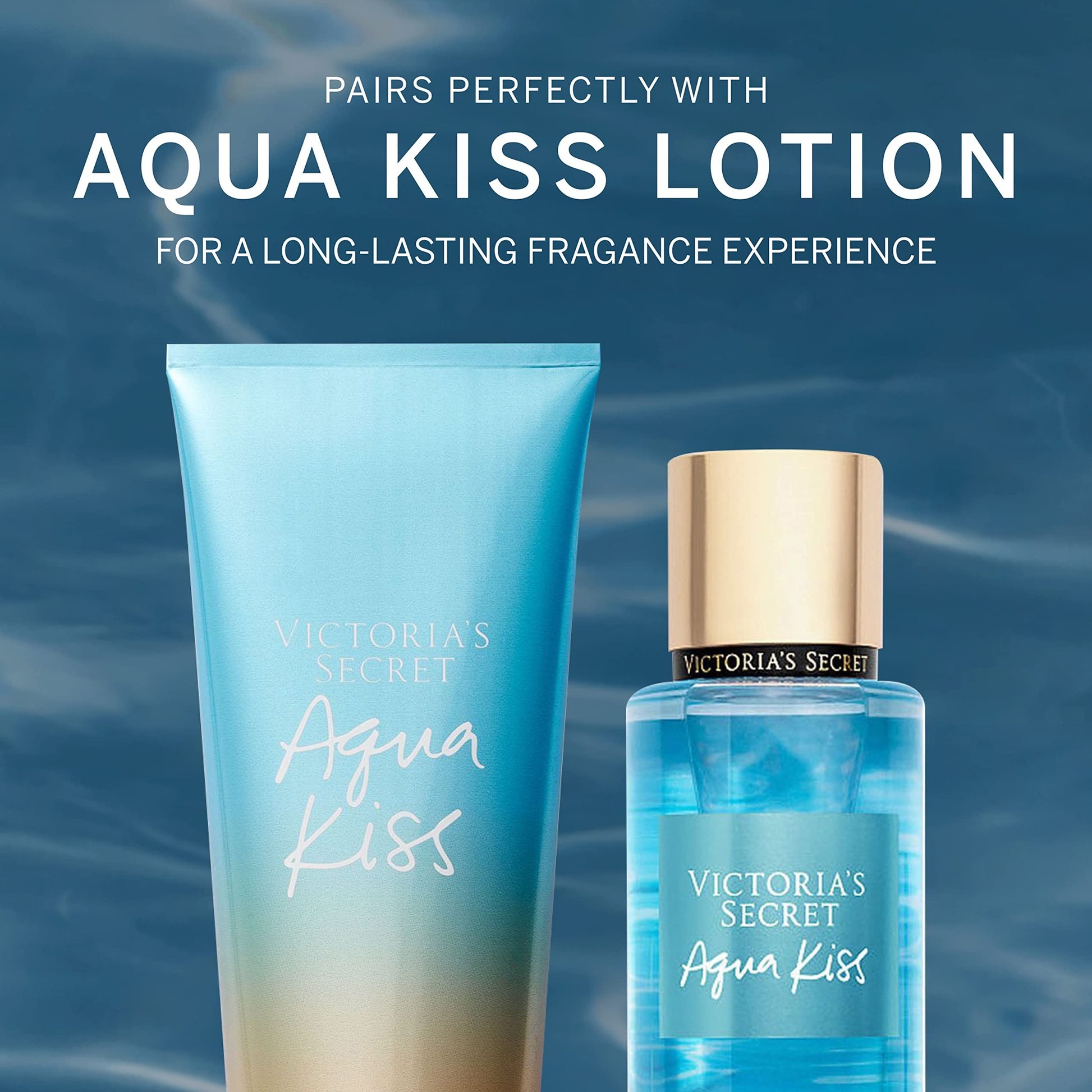 Victoria's Secret Aqua Kiss Mist & Lotion Set - Medaid International