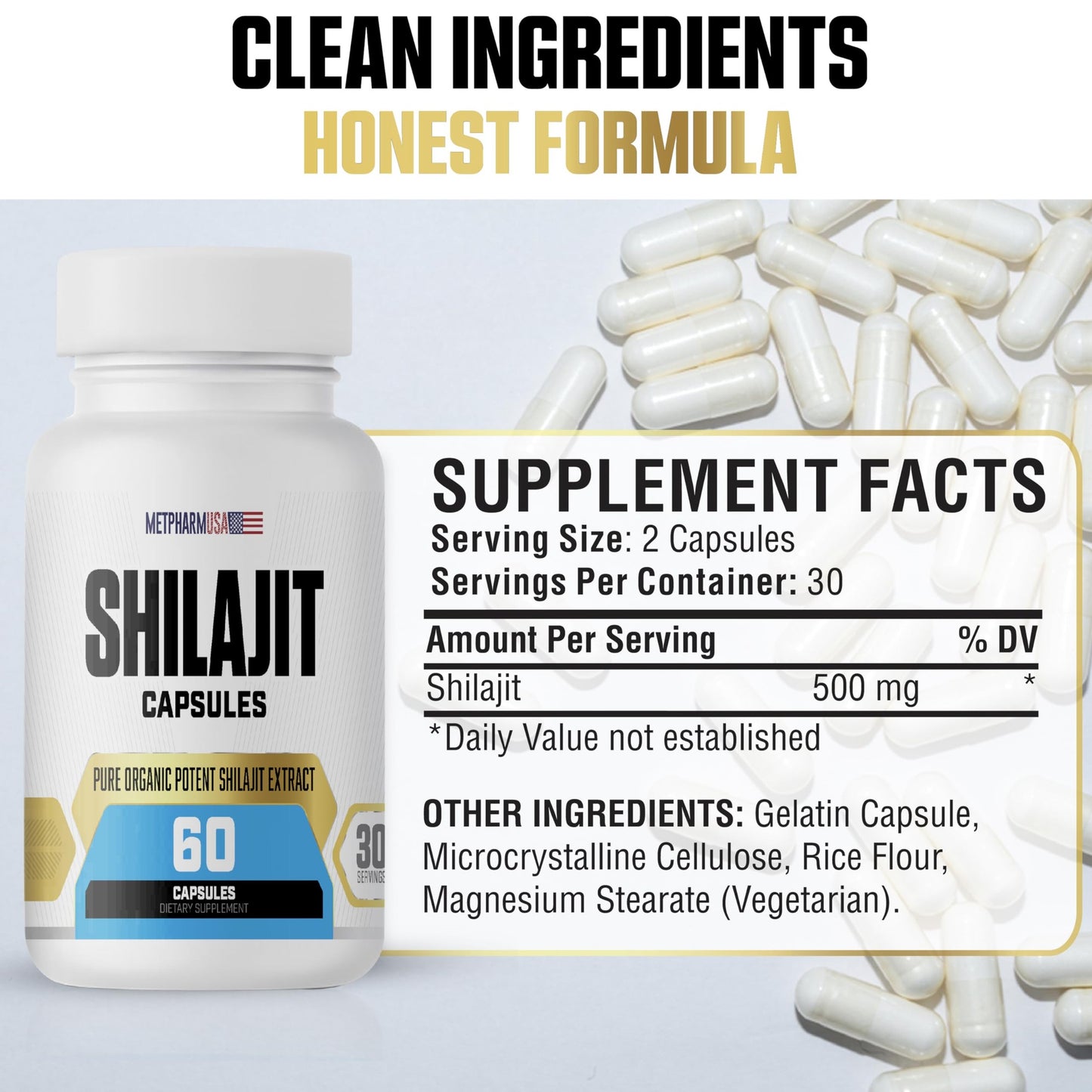MetpharmUSA Shilajit Supplement - Medaid International