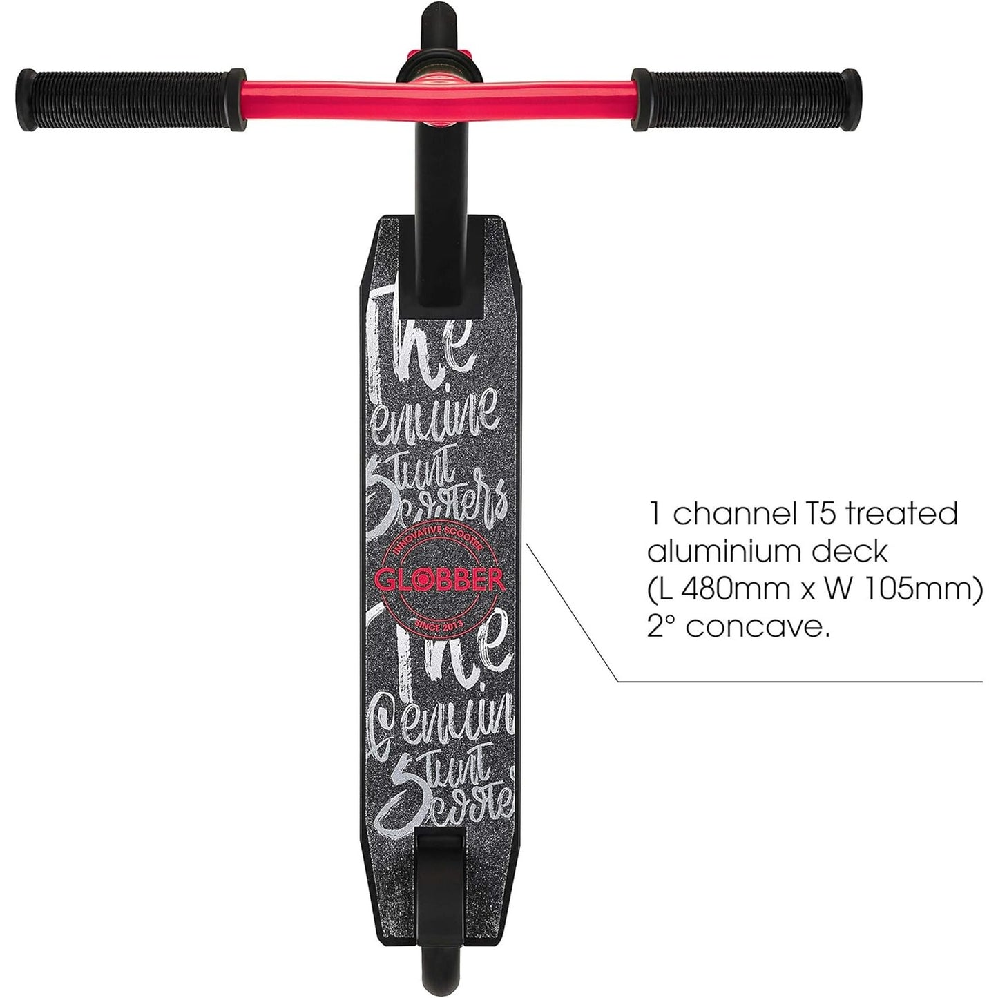 stunt scooter - black - red - Medaid International