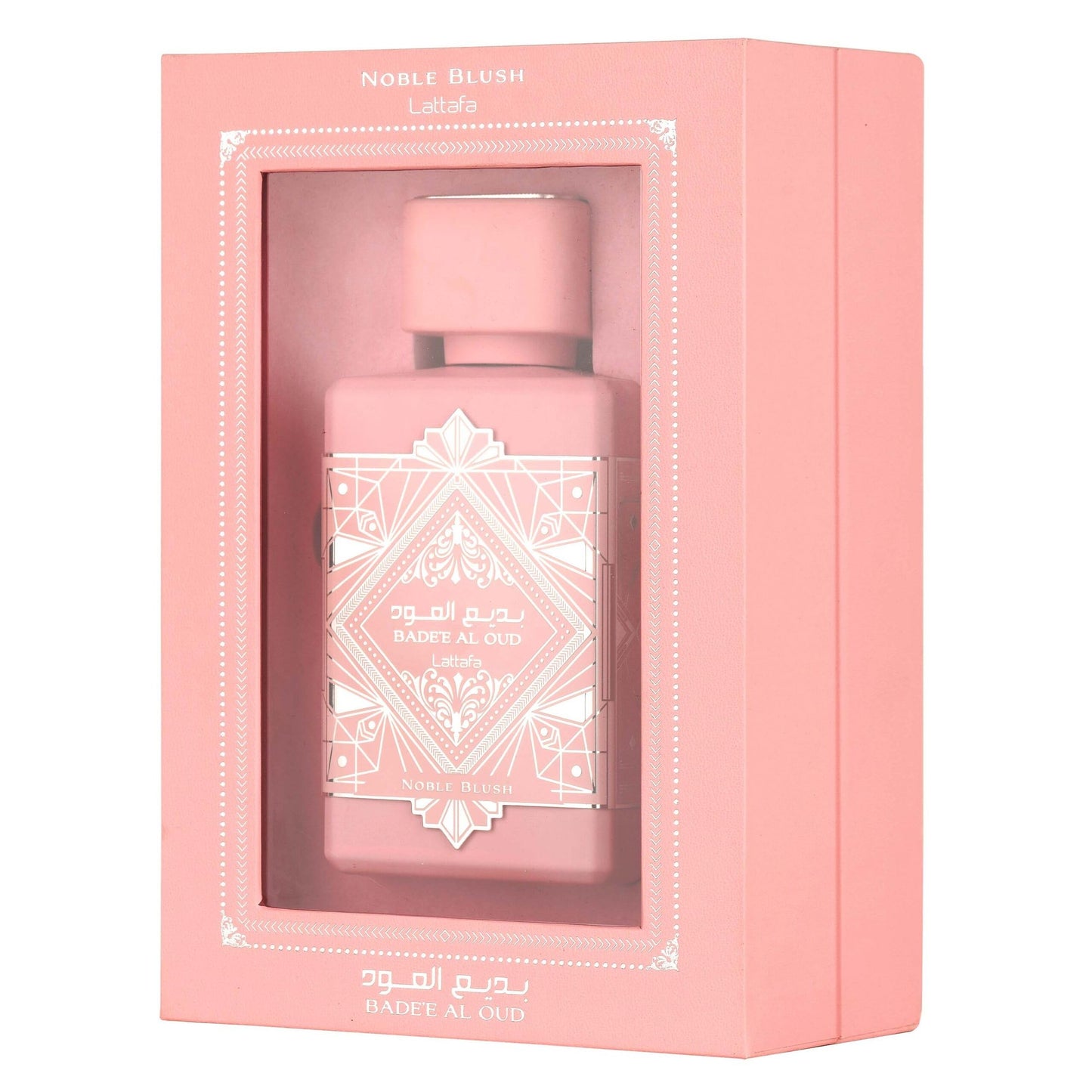 Lattafa Bade'e Al Oud Noble Blush for Unisex Eau de parfum Spray, 3.4 Ounce / 100 Ml - Medaid International