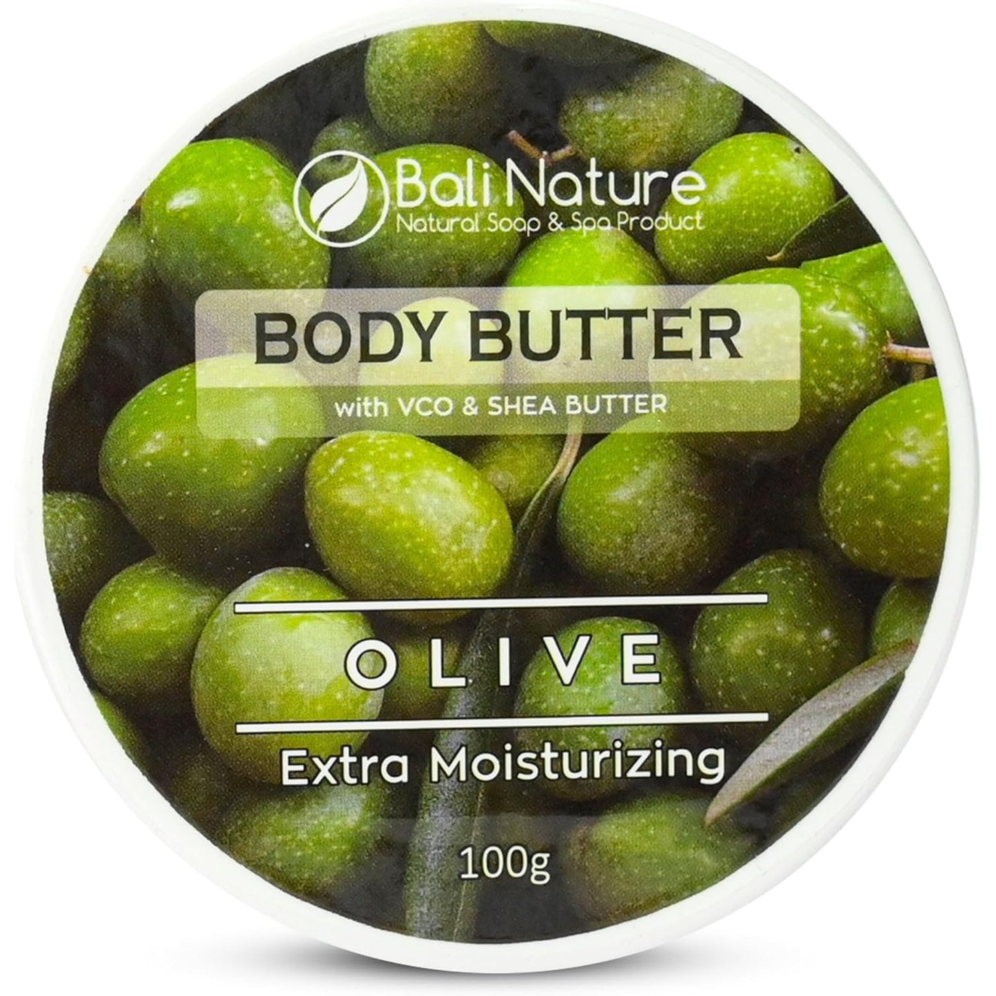 Bali Body Butter with VCO & Shea Butter, 100g, Moisturizing & Soothing (Regular, Milk) - Medaid