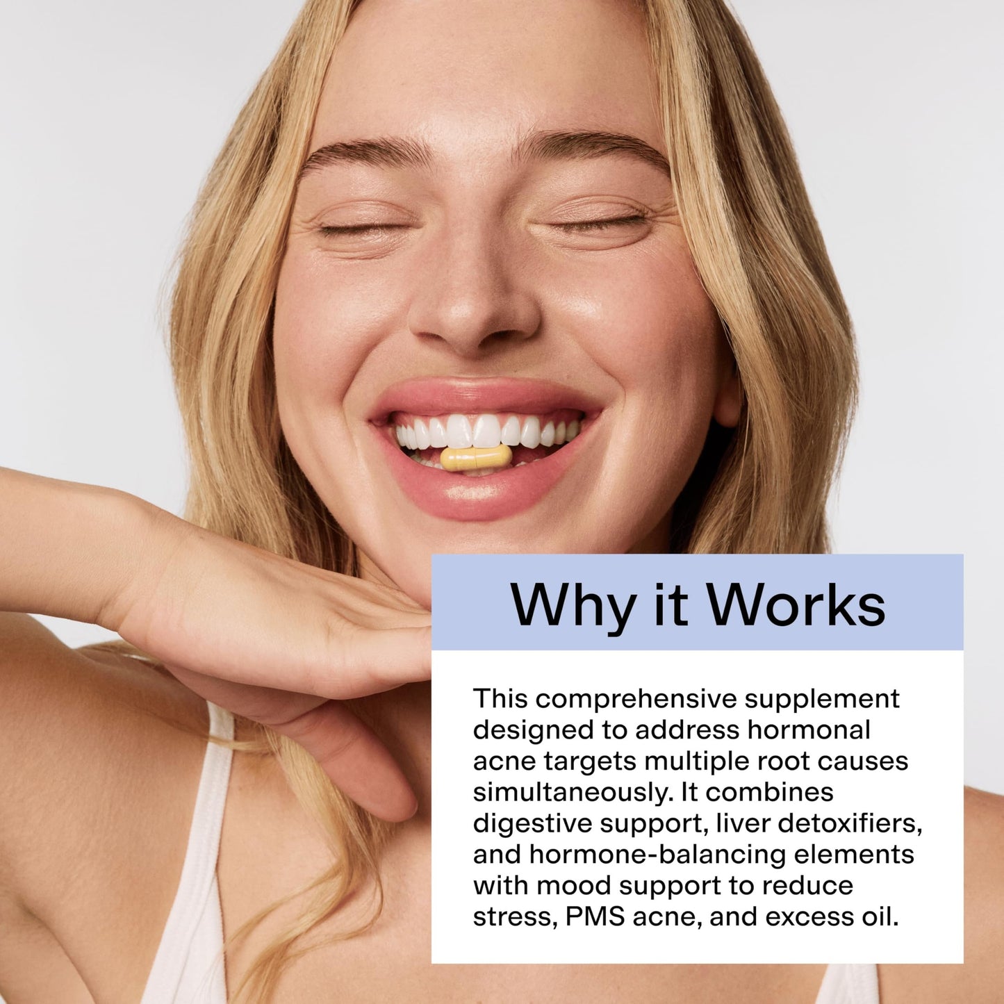 CLEARSTEM - MINDBODYSKIN Hormonal Acne Supplement (5-HTP) - Natural DIM Supplement - Skin Care Vitamins - Hormone Balance, Antioxidants - Gluten Free, Cruelty Free - 30 Servings, 90 Capsules - Medaid International