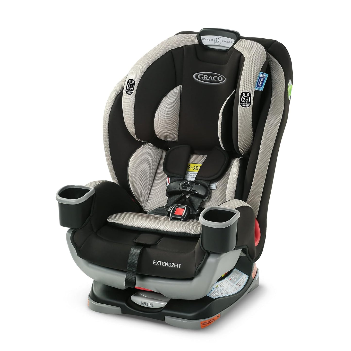 Graco Extend2Fit Convertible Car Seat, Rear-Facing and Forward-Facing, Extended Rear-Facing Seat Option, Redmond, Ideal for Newborns, Infants, and Toddlers - Medaid International