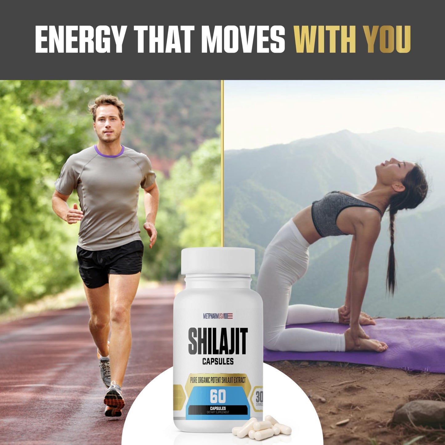 MetpharmUSA Shilajit Supplement - Medaid International