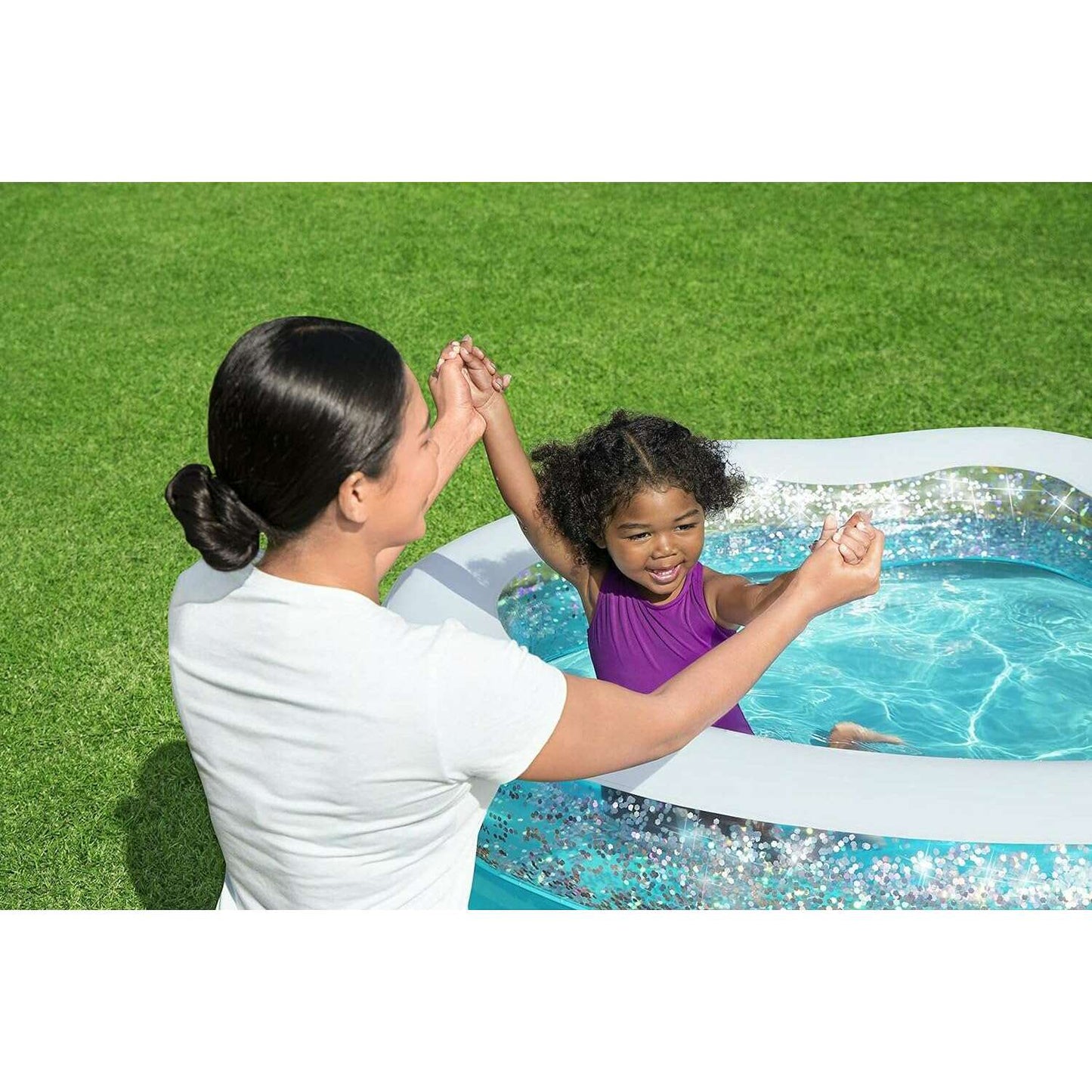 Sparkle Shell Kiddie Pool 150x127x43cm - Medaid International