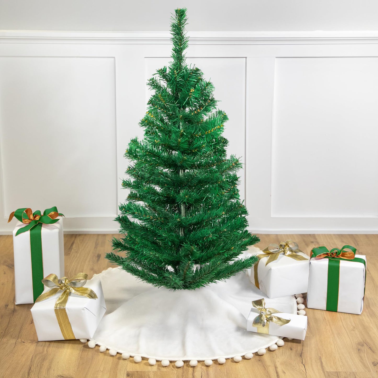 Northlight 3' x 18" Mixed Classic Pine Medium Artificial Christmas Tree - Unlit - Medaid International