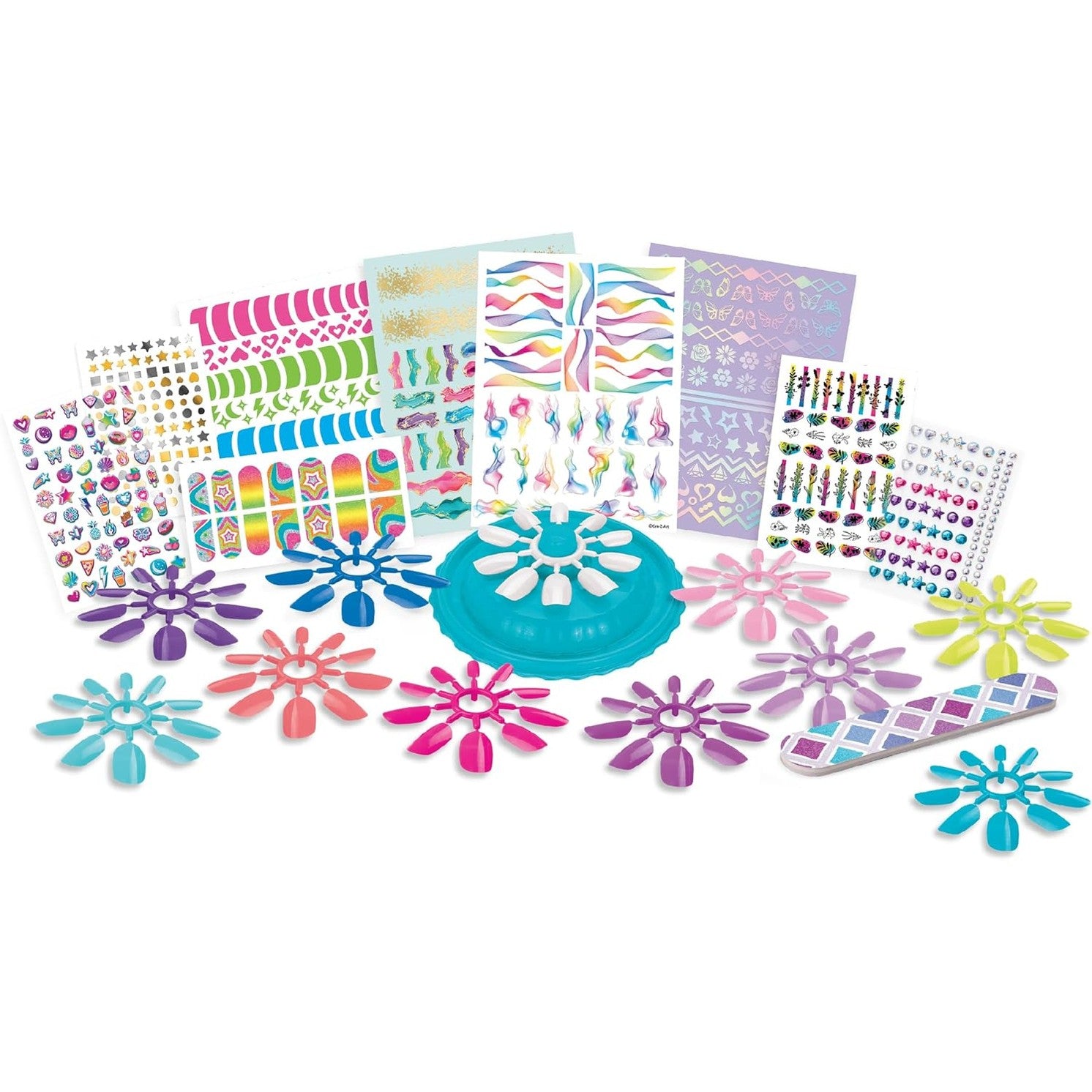 Shimmer N Sparkle Nail Expressions With Stickers & Gems - Medaid International