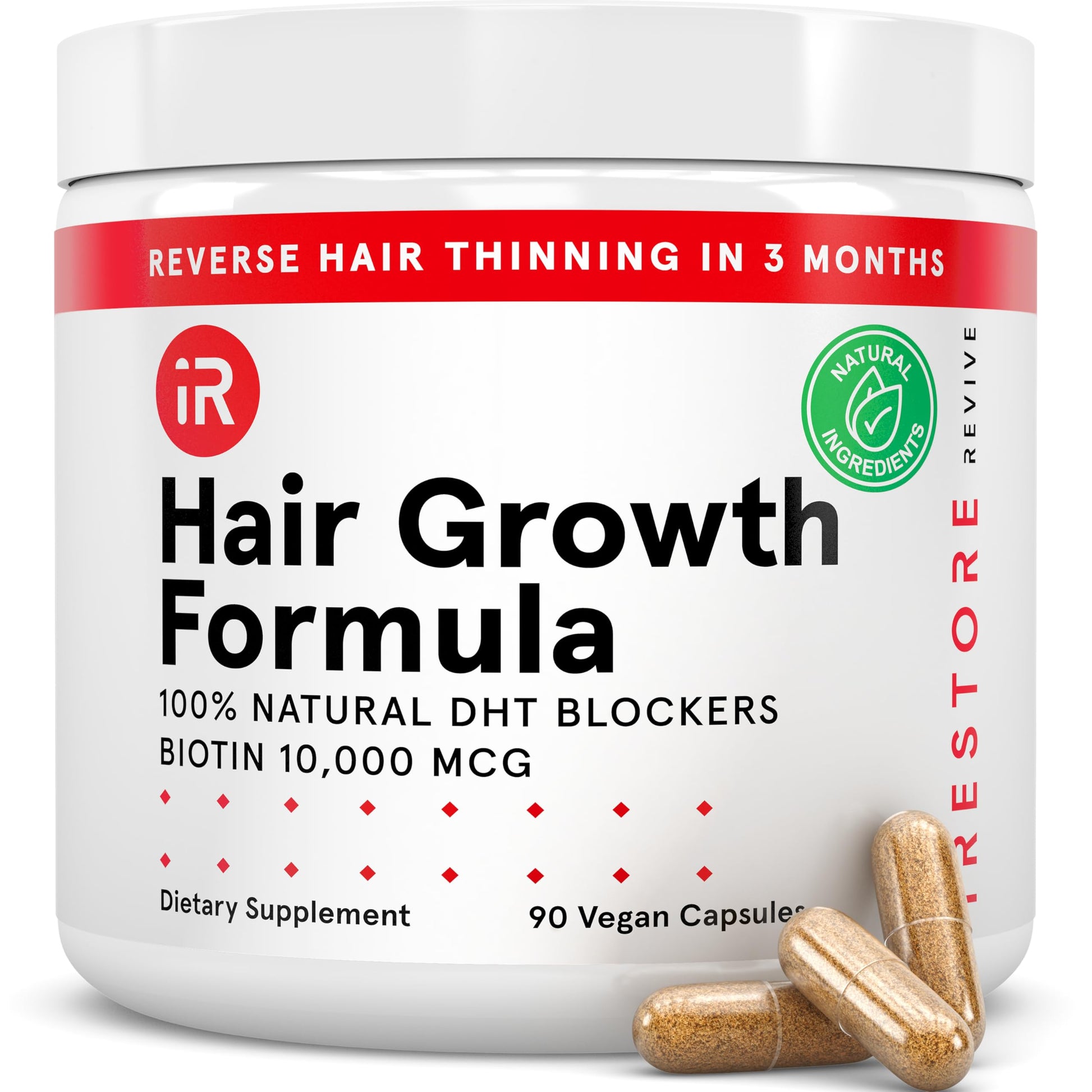 Fuller, Healthier Hair Kit: Hair Growth Supplement & Essential Hair Device - Medaid International
