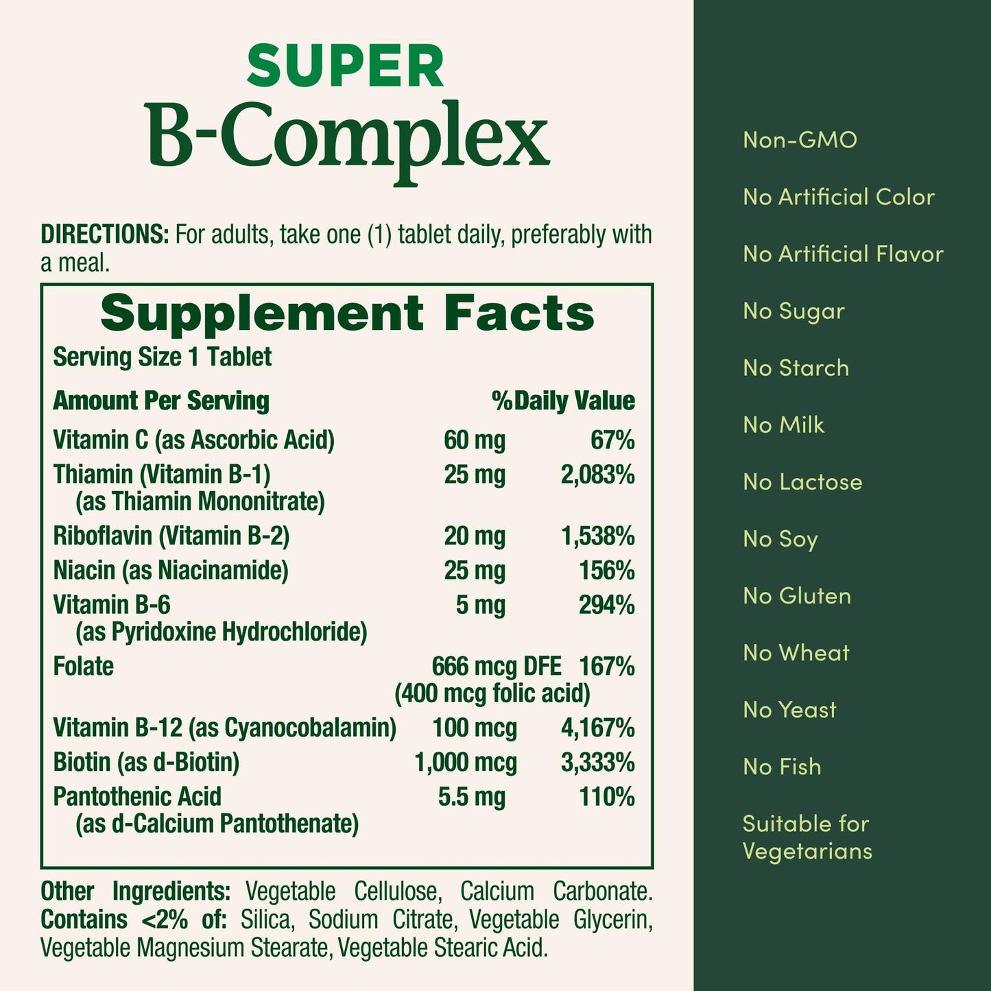 Nature's Bounty Super B Complex Vitamins with Vitamin C & Folic Acid, Vitamins for Immune & Cellular Energy Support, 150 Tablets - Medaid International